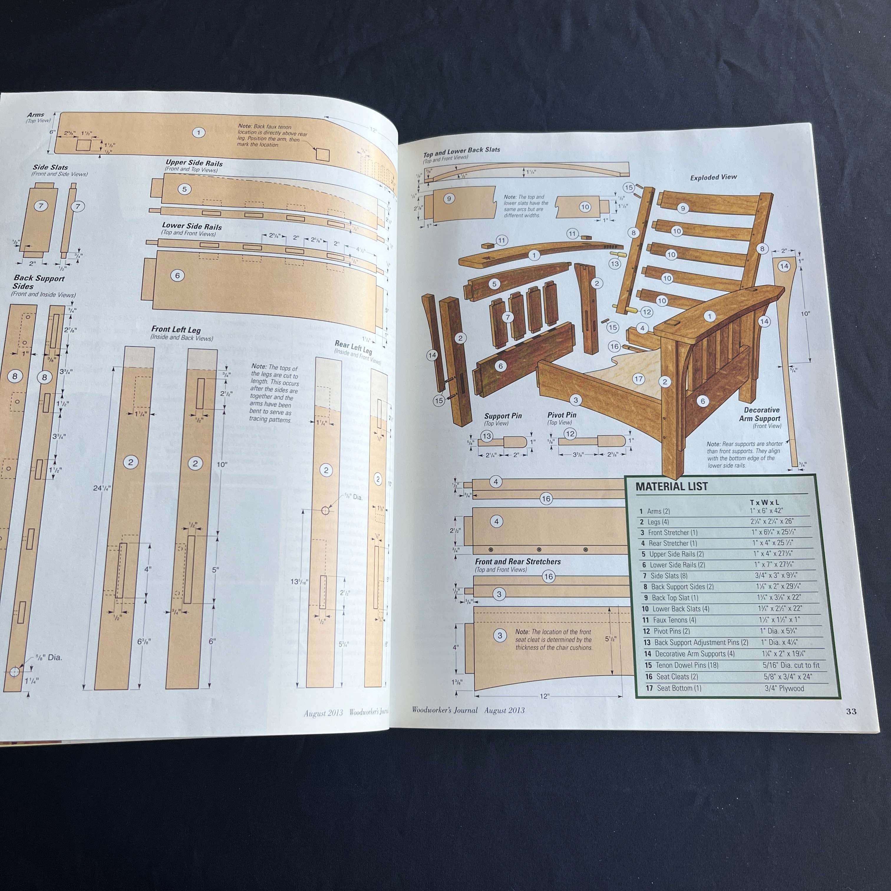Woodworker's Journal Mag Aug 2013 Silverware Chest Plan — image 4
