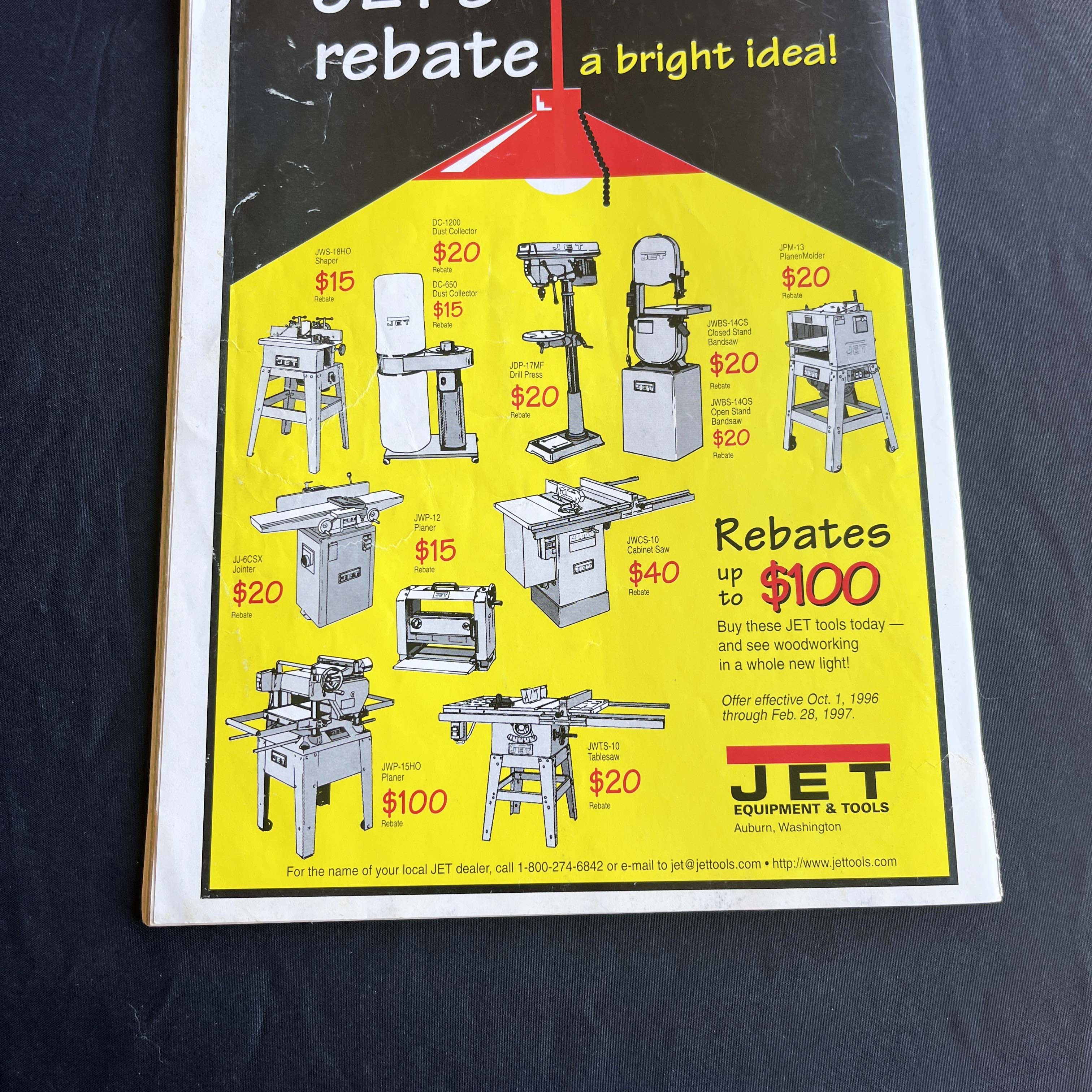 Woodworker's Journal Nov/Dec 1996 Prairie Lantern — image 5
