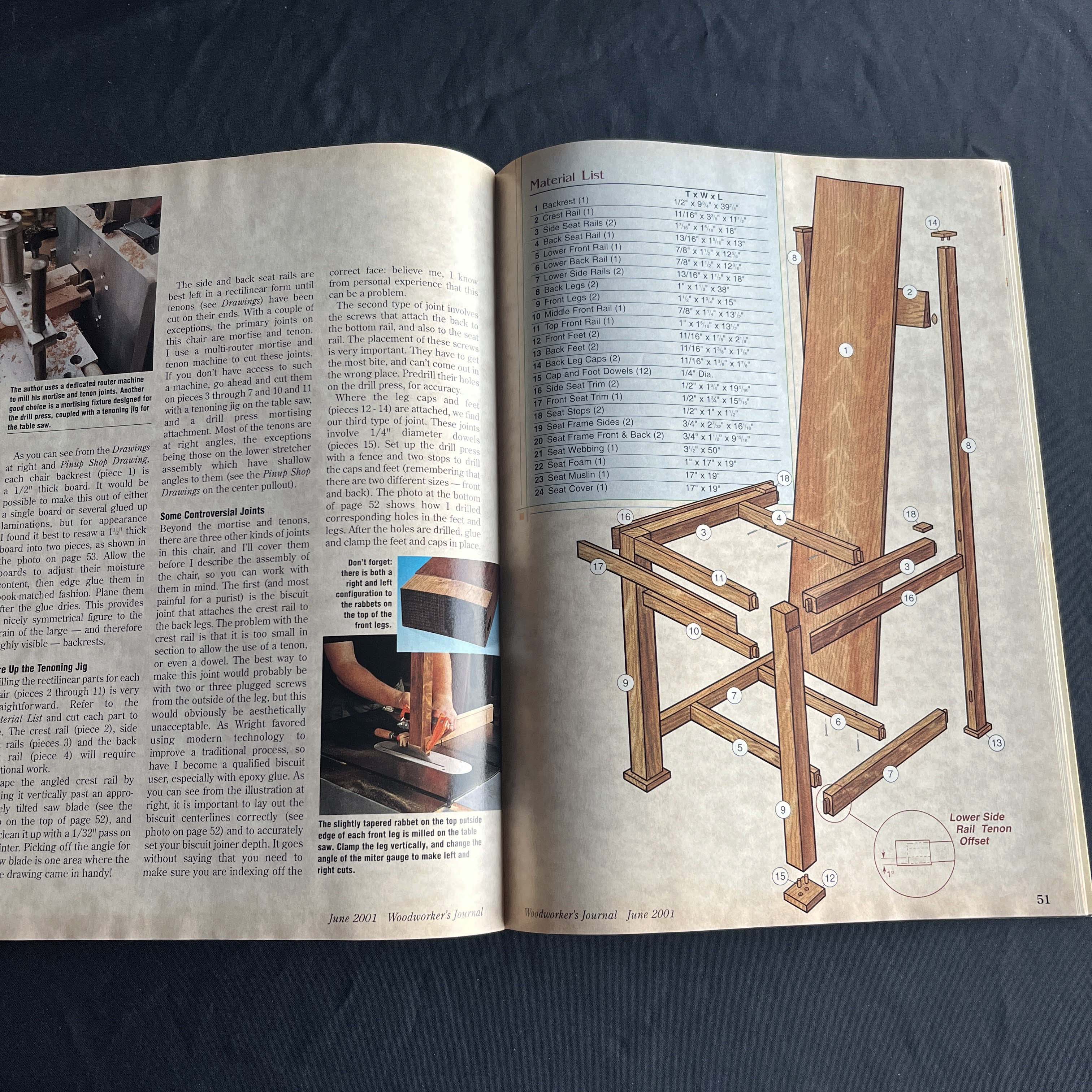 Woodworker's Journal Jun 2001, Miter Saw Tool Review — image 3