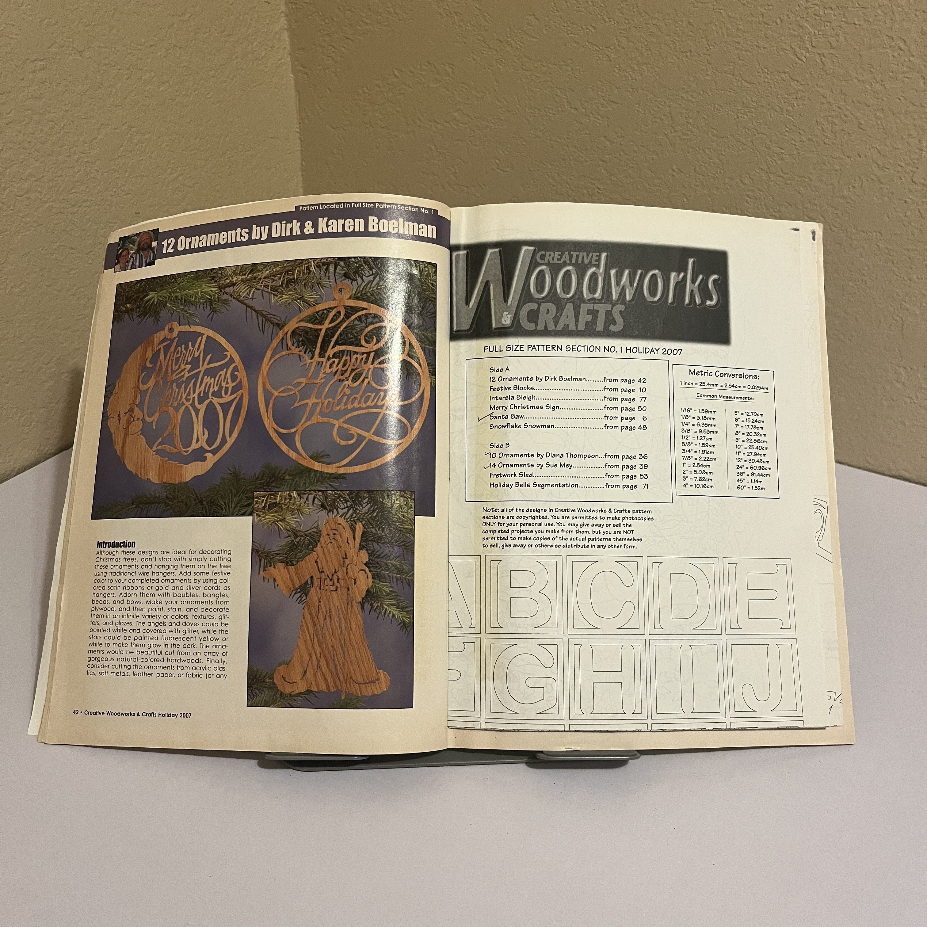 Woodworks & Crafts Holiday Ornament Patterns 2007 — image 2