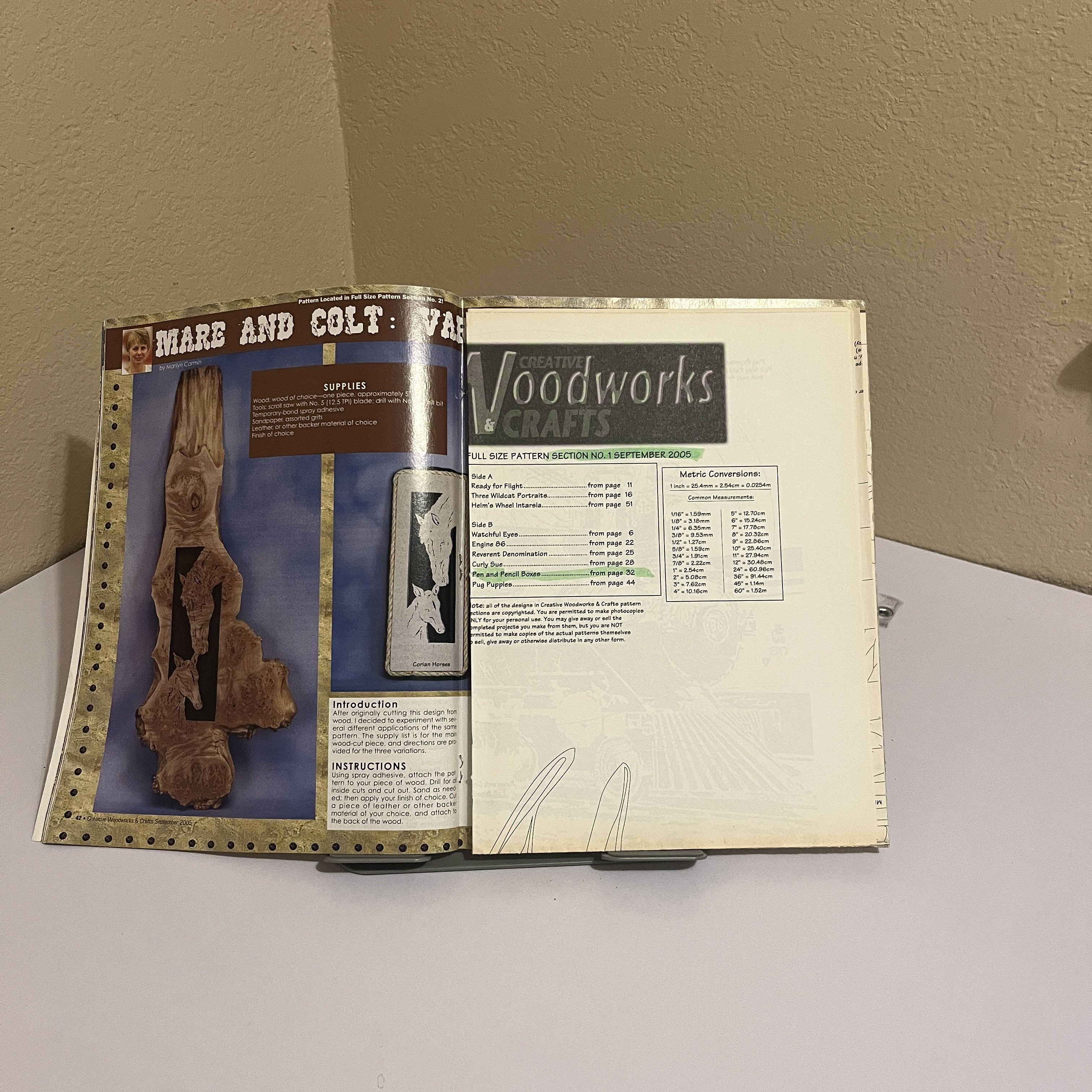 Creative Woodworks Magazine, Ship Intarsia, Sep 2005 — image 2