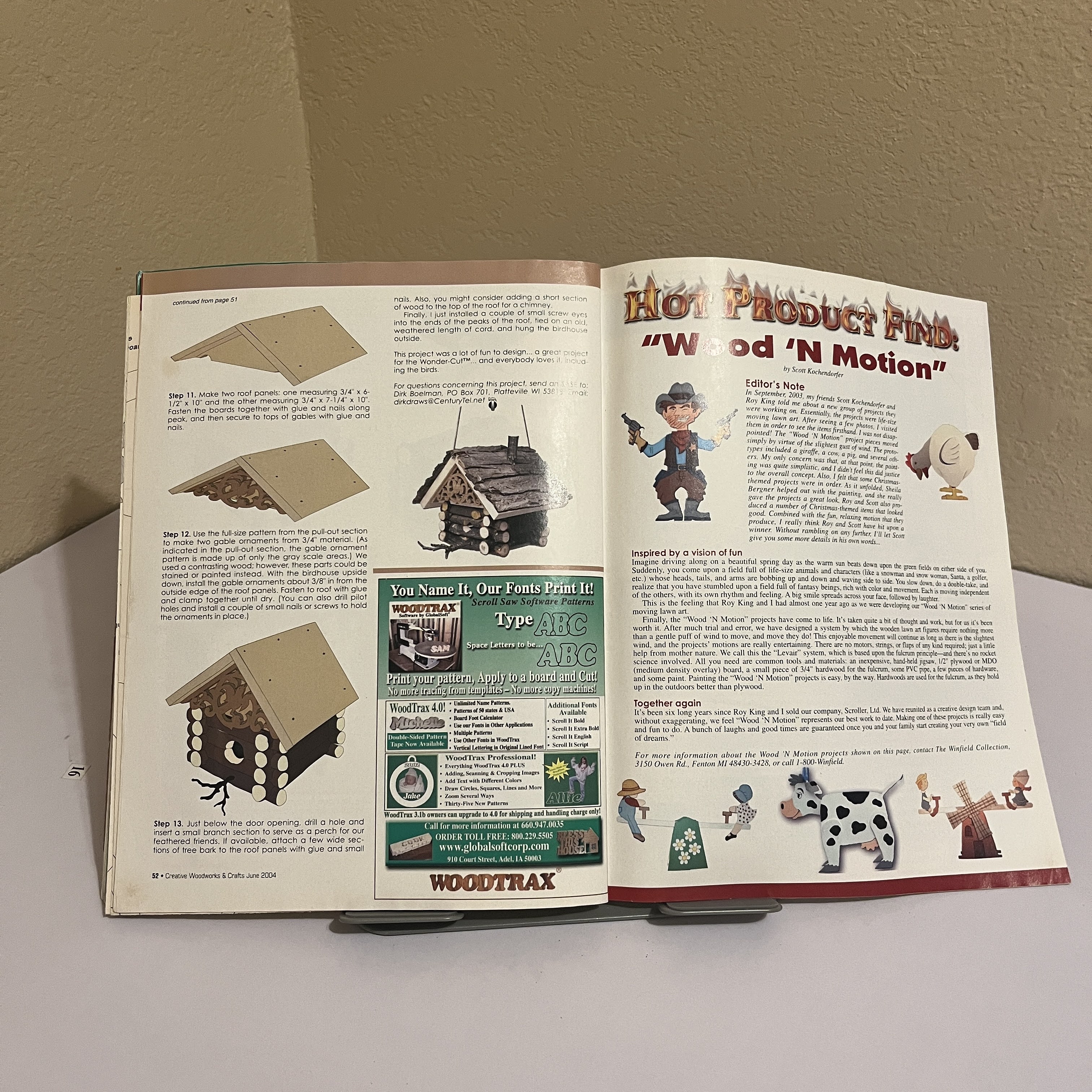 Creative Woodworks & Crafts Magazine June 2004 Horse Art — image 4