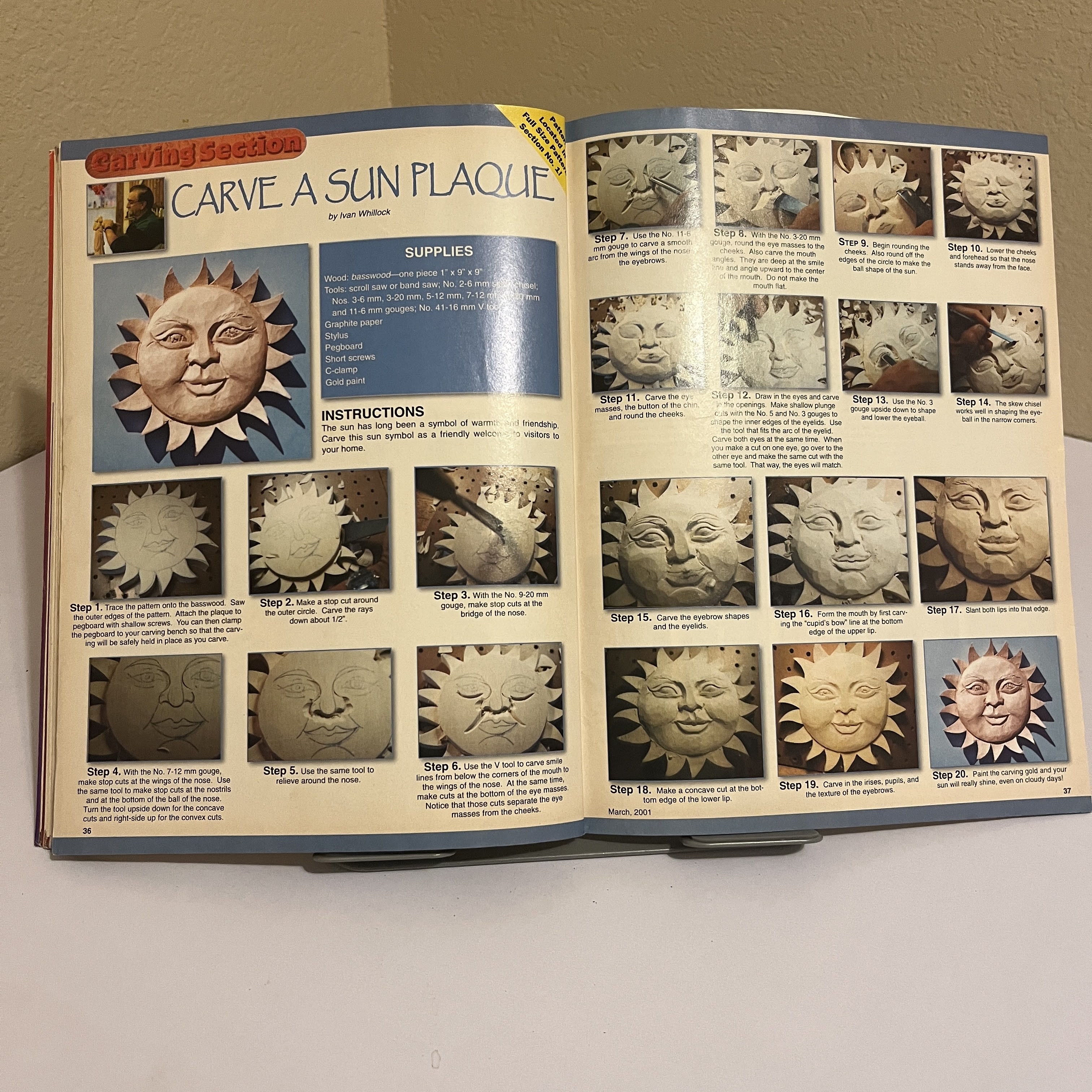 Creative Woodworks Mag Mar 2001, Woodcarved Turkeys — image 4