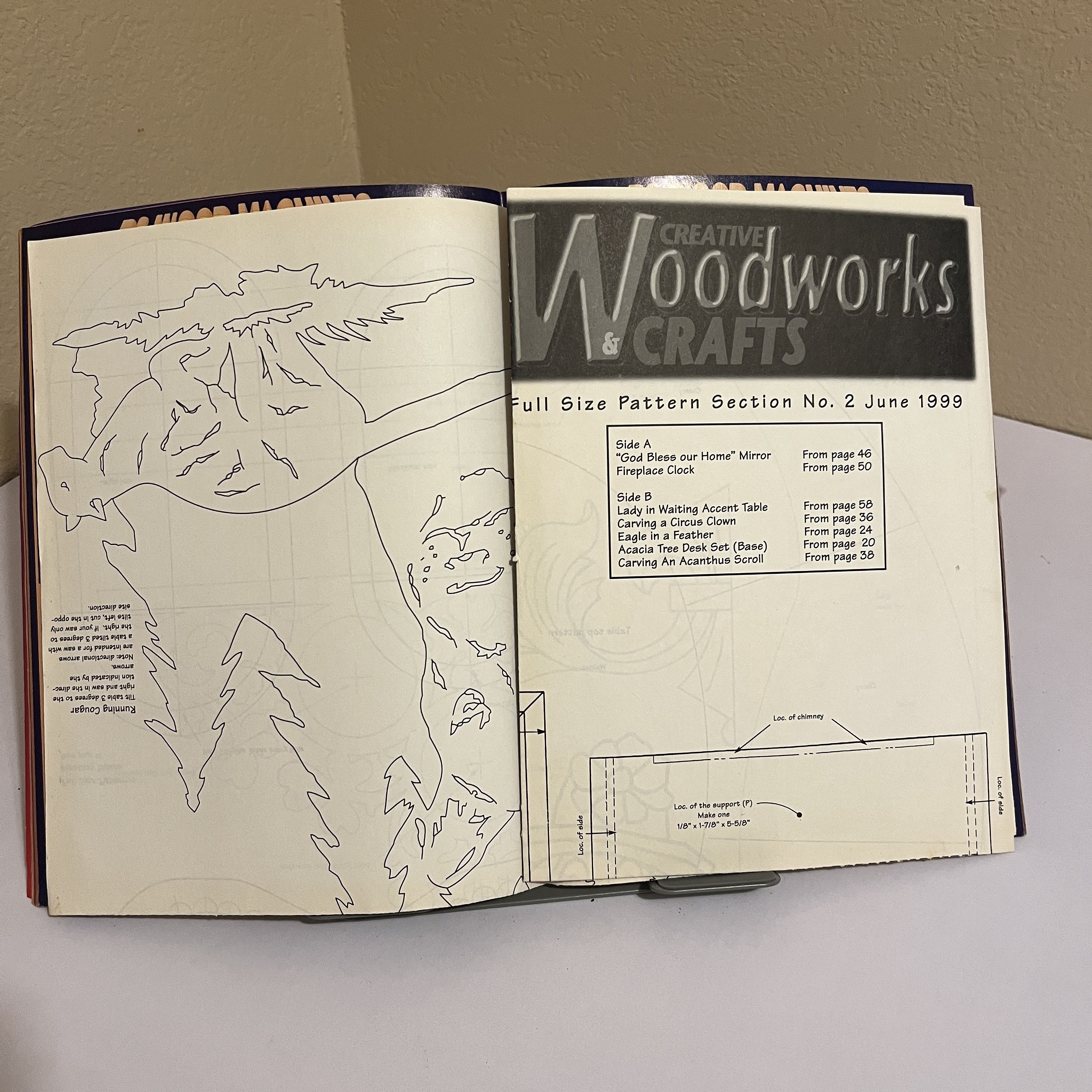 Woodworks & Crafts Magazine: Wildlife Plate, June 1999 — image 3