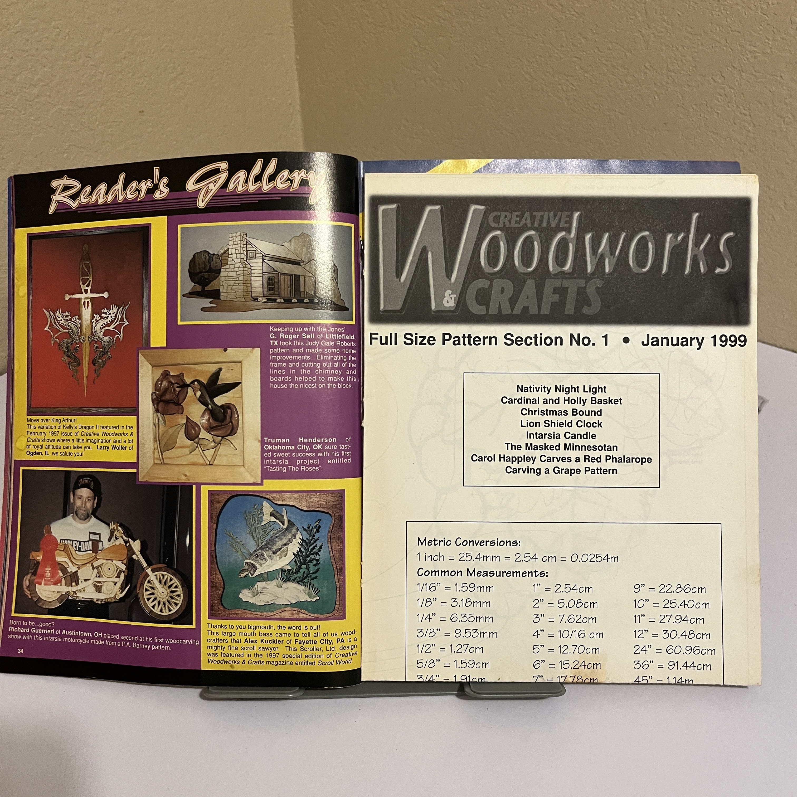 Creative Woodworks & Crafts, Jan 1999 Nativity Nightlight — image 2