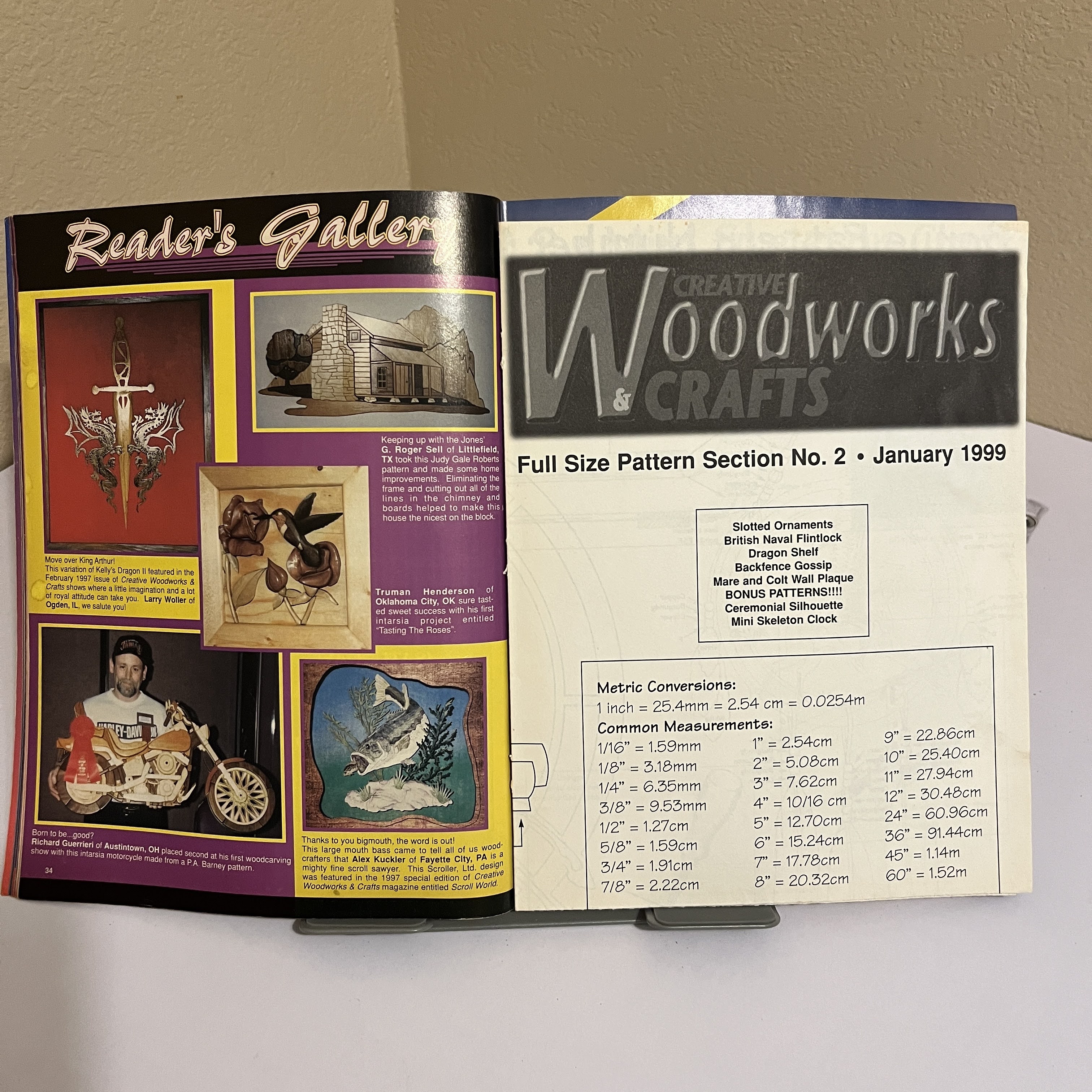 Creative Woodworks & Crafts, Jan 1999 Nativity Nightlight — image 3