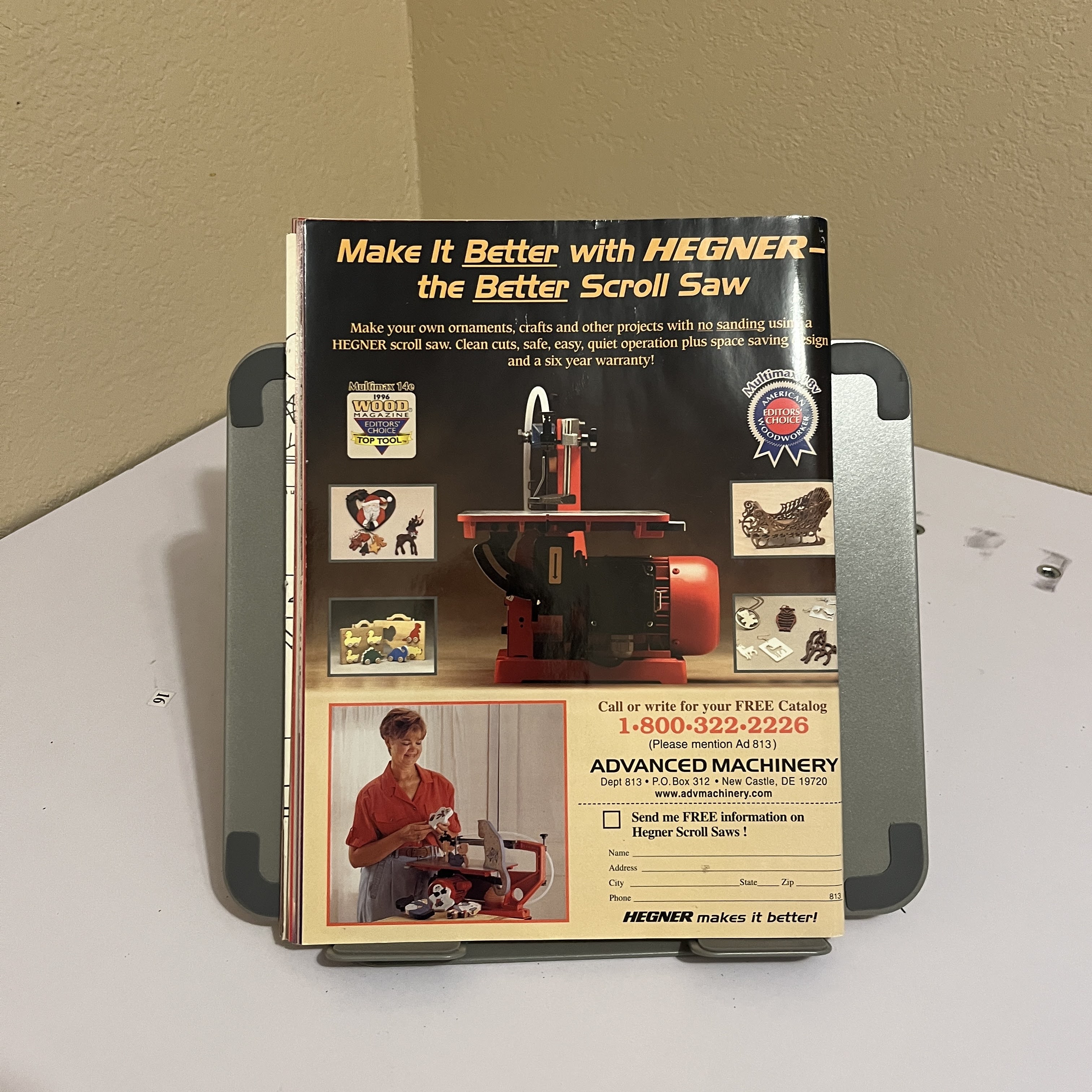 Creative Woodworks & Crafts, Bass Intarsia, Apr 1998 — image 5