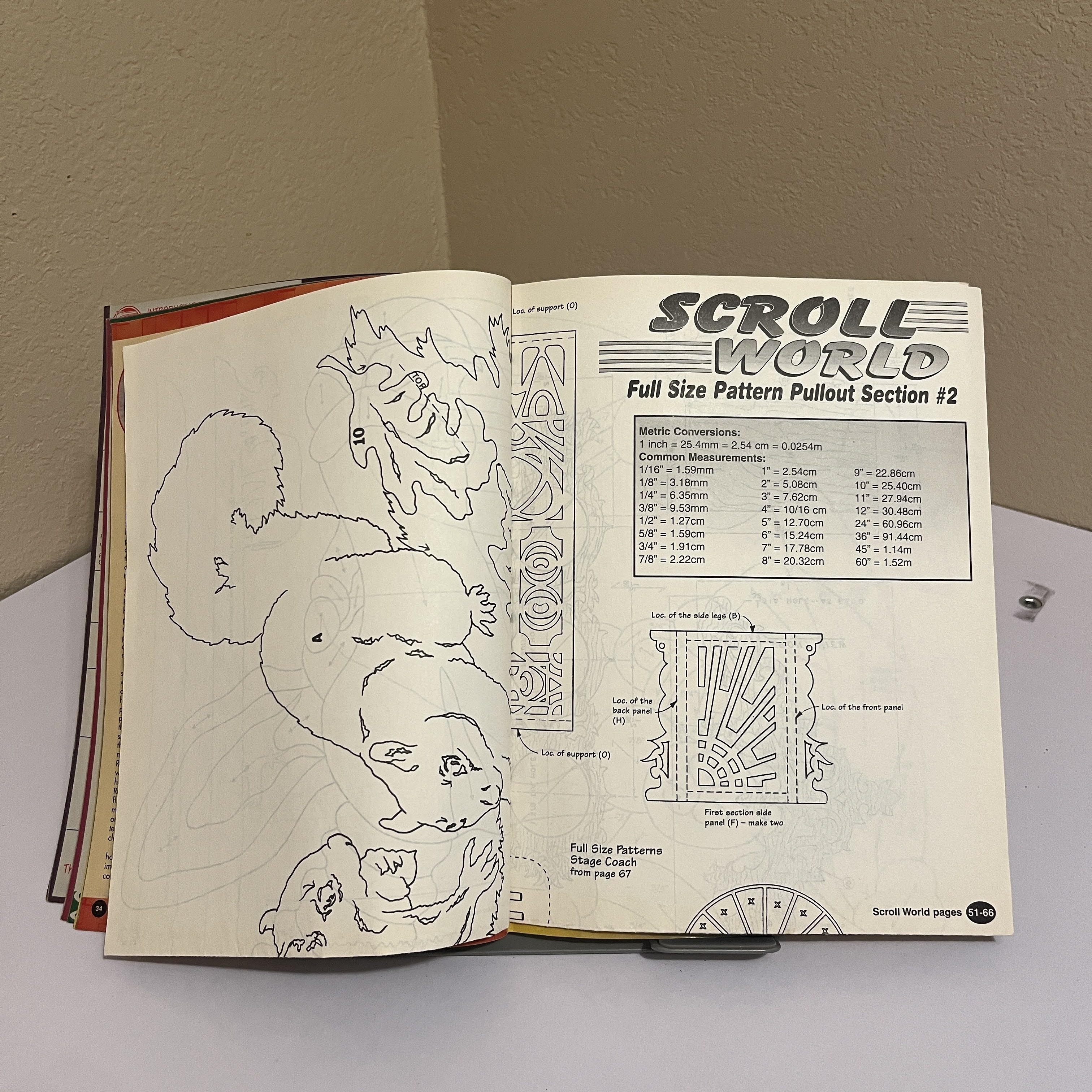 Scroll World Magazine Dragon Clock Projects 1997 — image 3