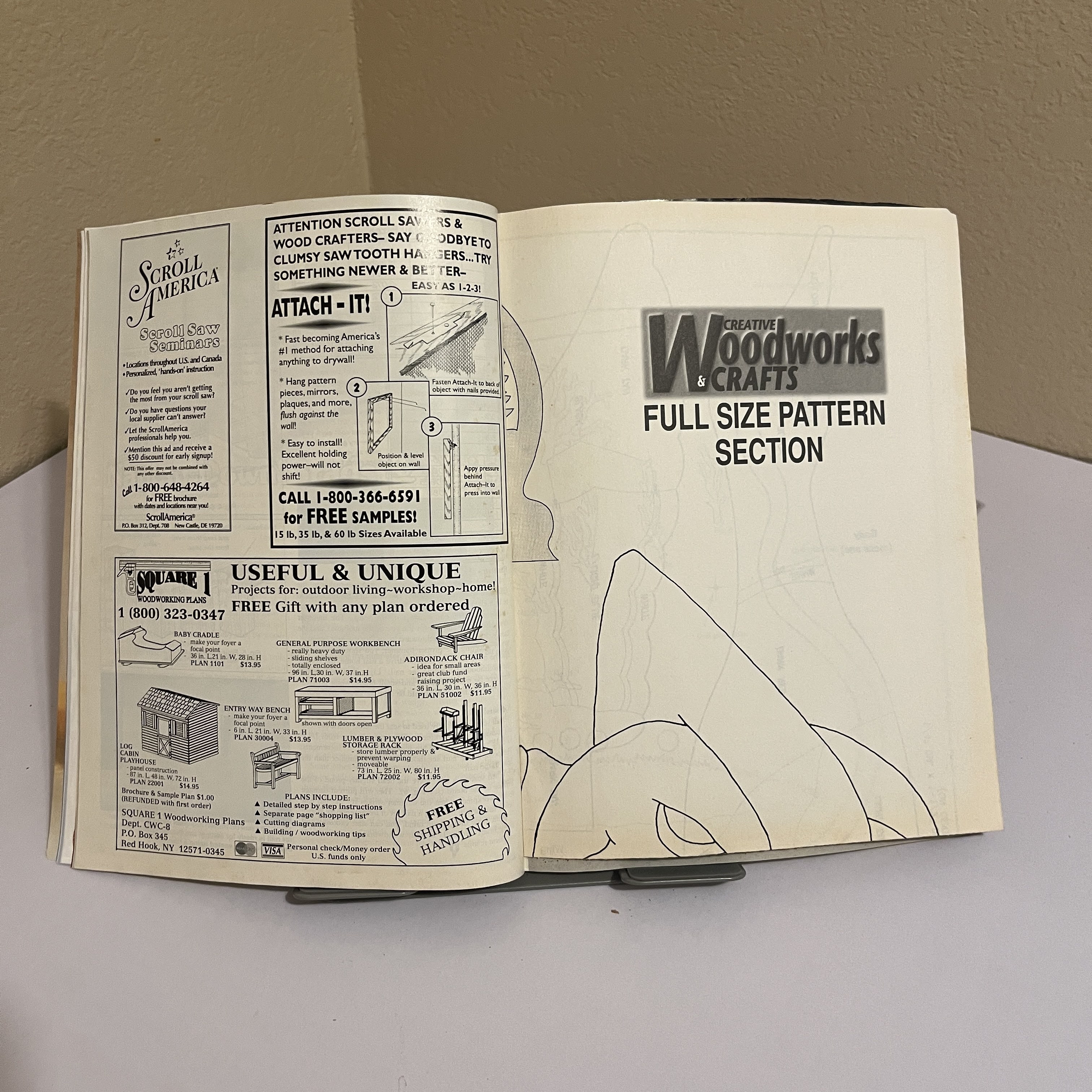 Creative Woodworks Magazine Fishing Boy Pattern Aug 1996 — image 2