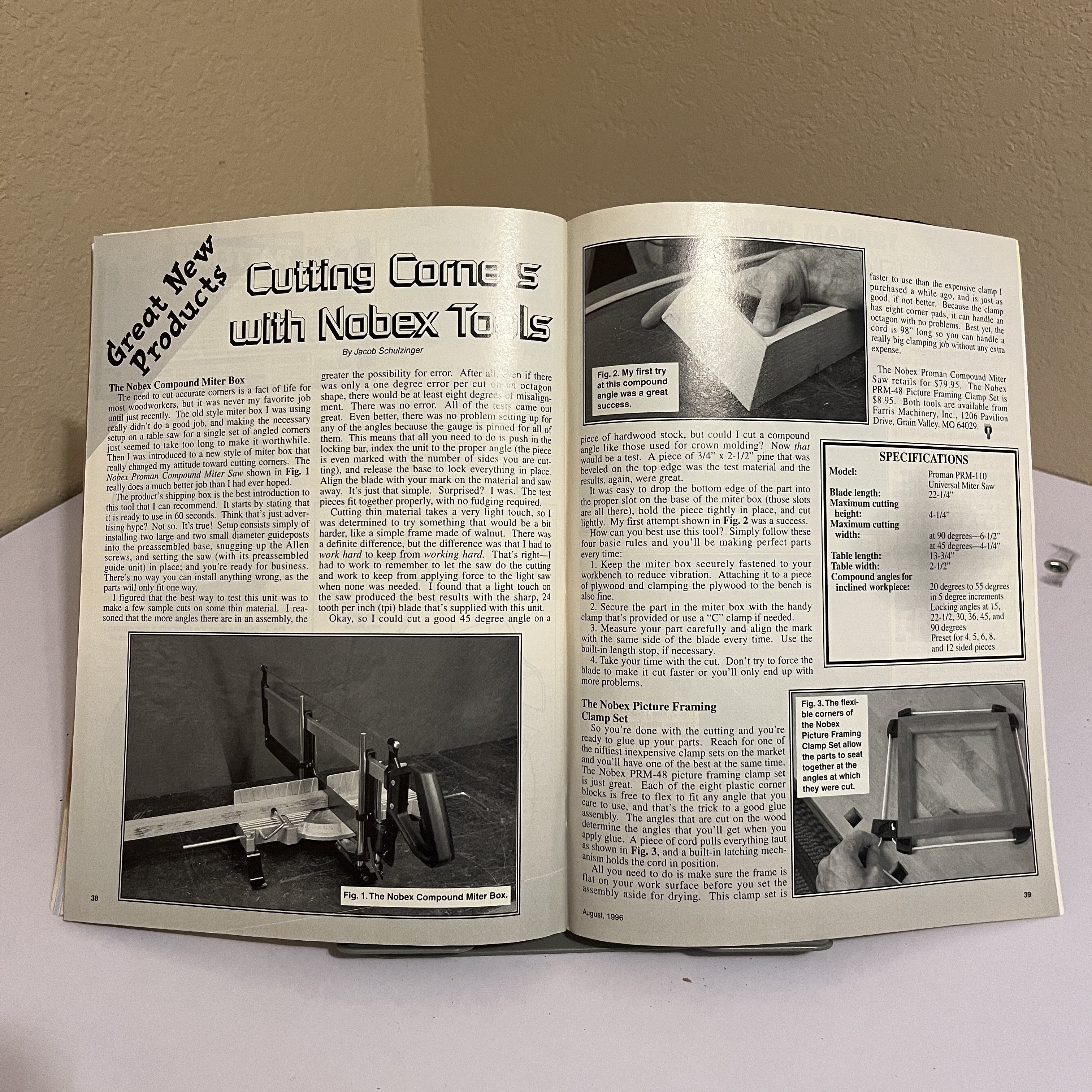 Creative Woodworks Magazine Fishing Boy Pattern Aug 1996 — image 4