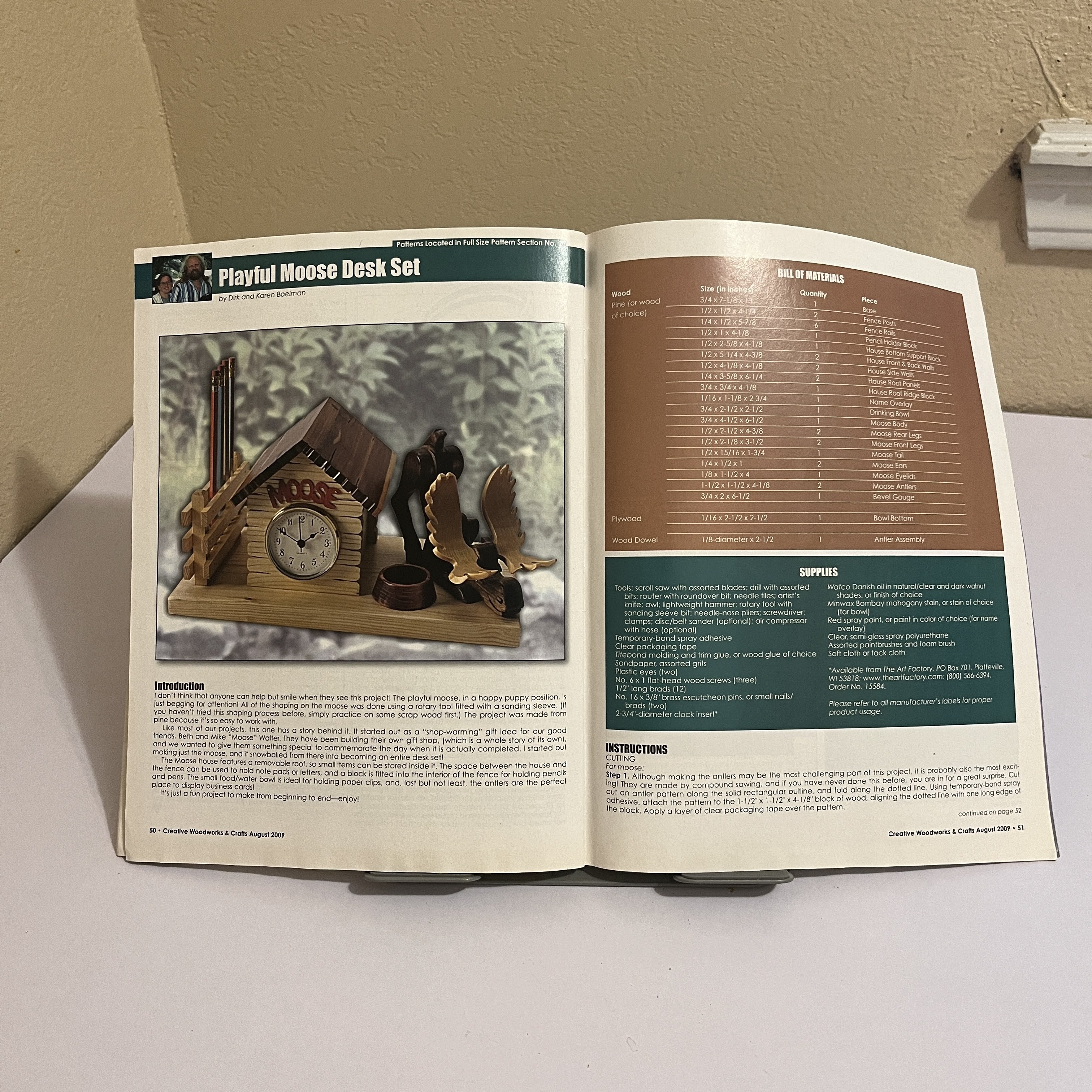 Creative Woodworks Mag, Woodworking Projects Aug 2009 — image 4
