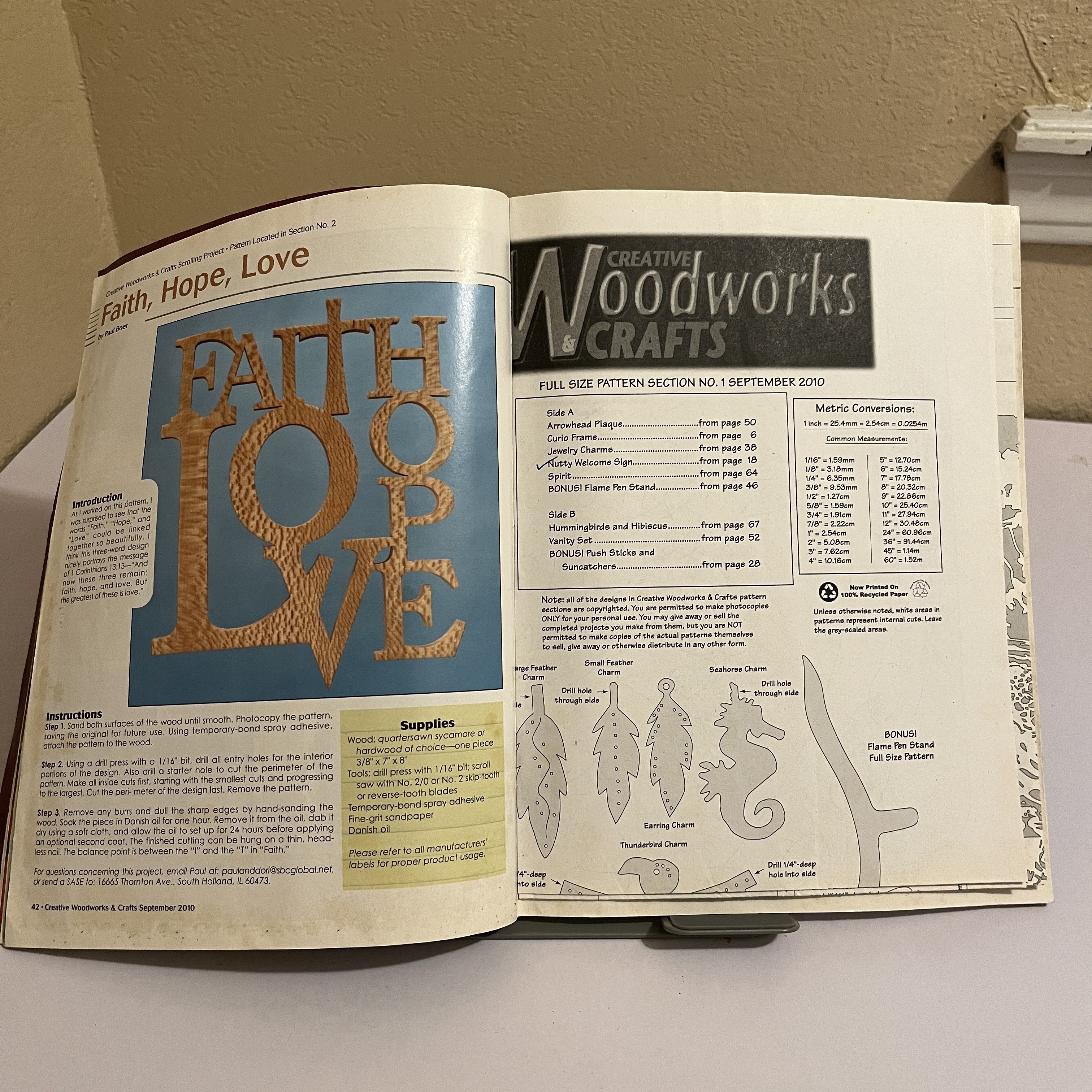 Creative Woodworks Mag Eagle Skull Cover Sep 2010 — image 2