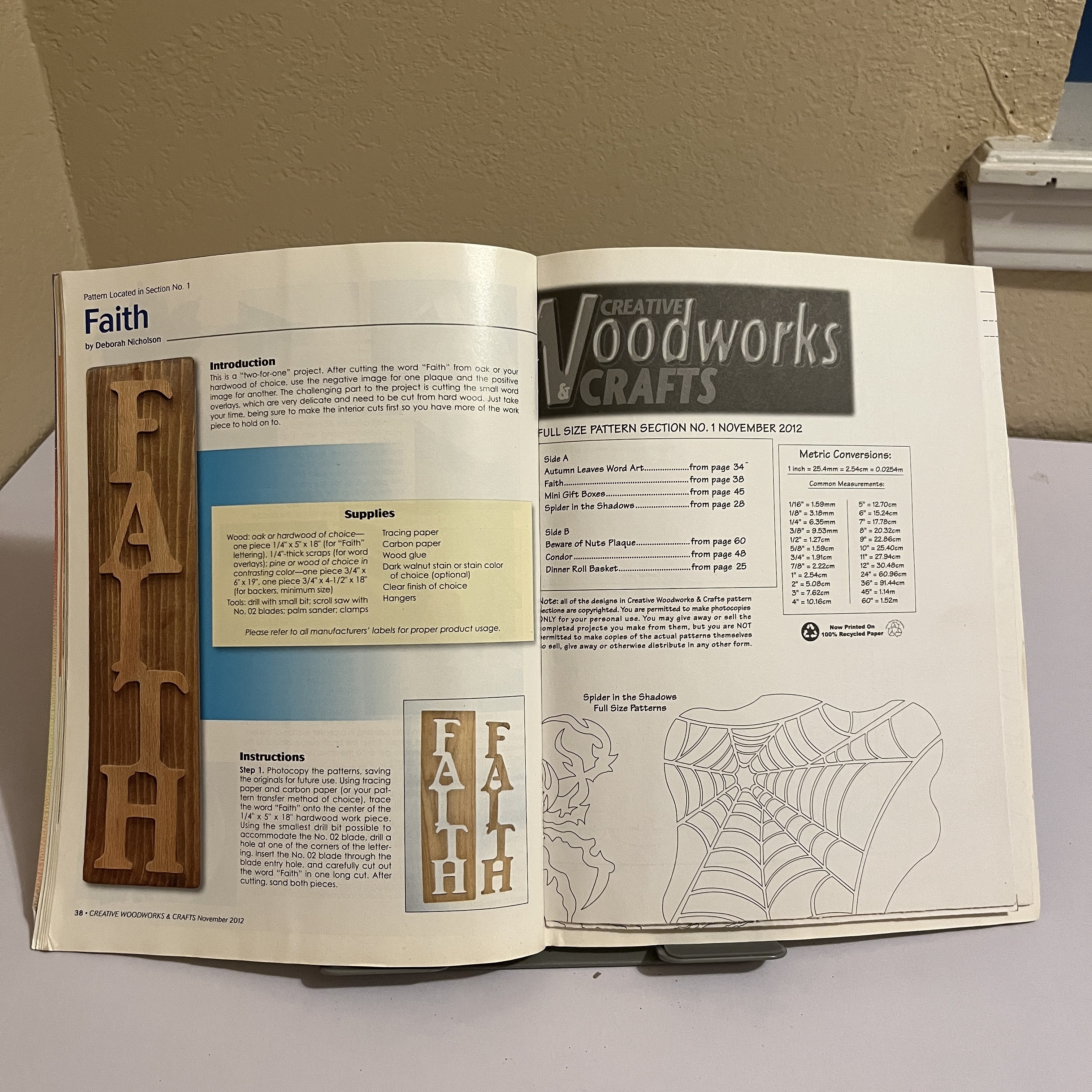 Creative Woodworks & Crafts Mag, Fall Scarecrow Cover 2012 — image 3