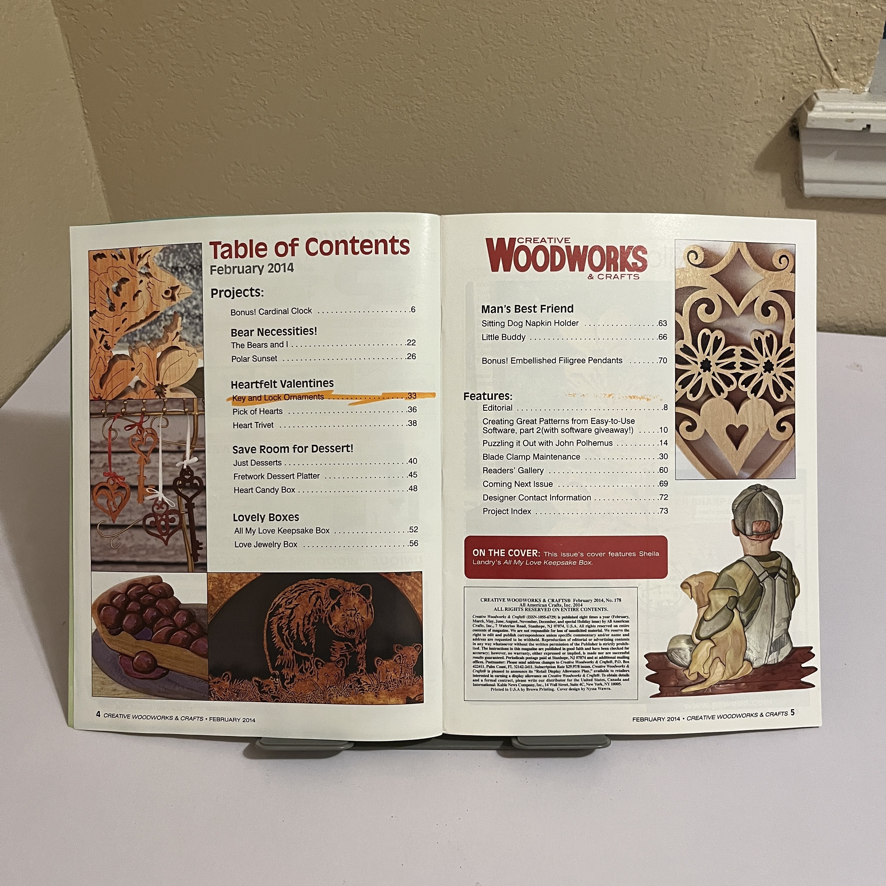 Creative Woodworks & Crafts Magazine Feb 2014 Valentine Box — image 2