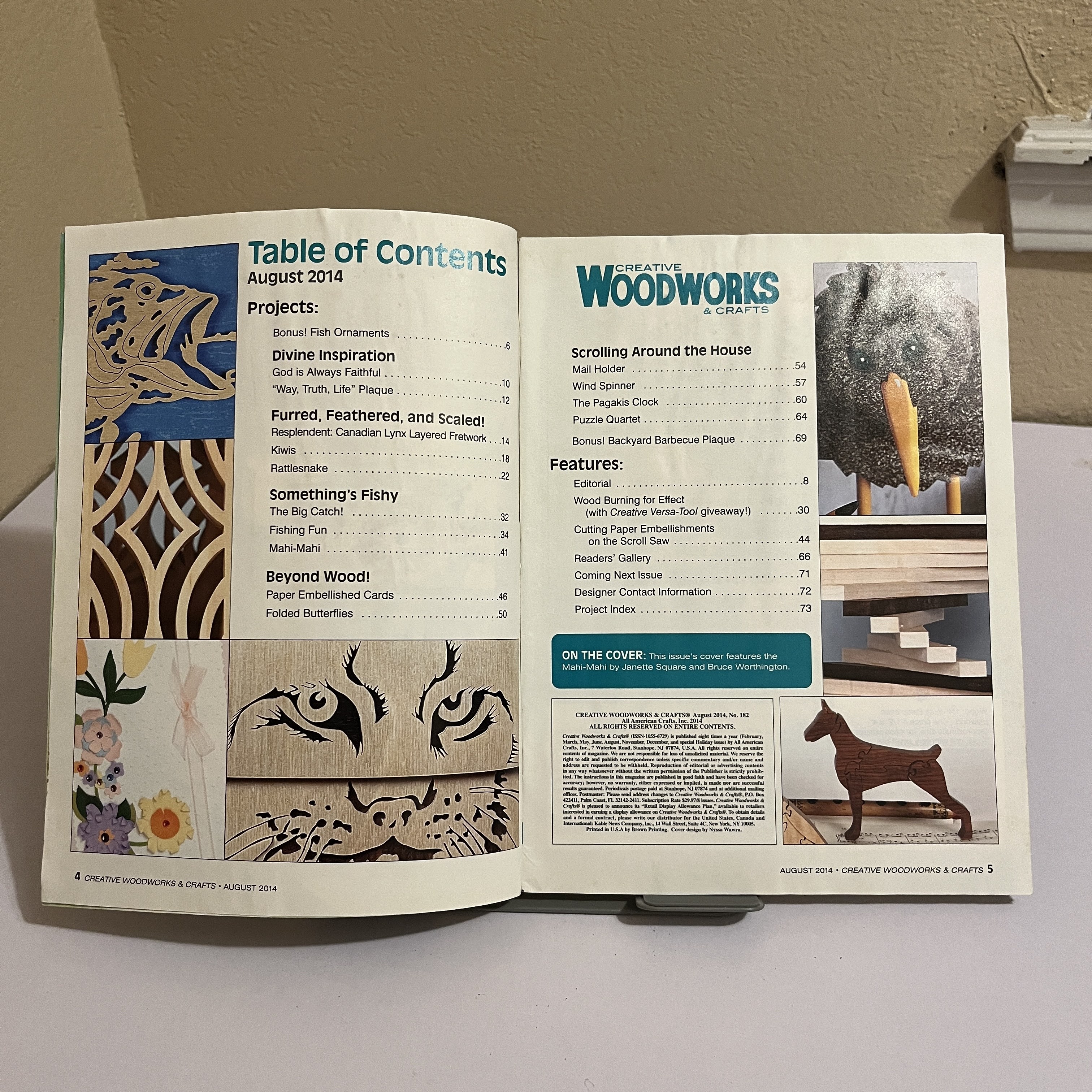 Creative Woodworks Crafts Mag, Fish Project, Aug 2014 — image 2