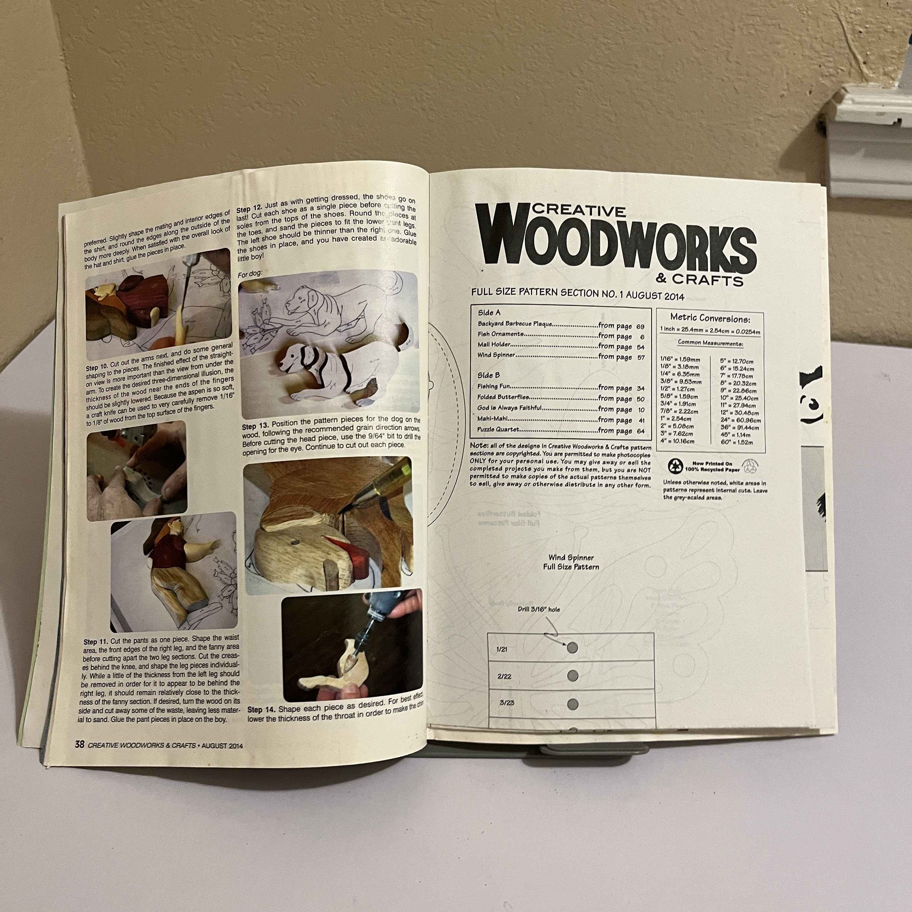 Creative Woodworks Crafts Mag, Fish Project, Aug 2014 — image 3