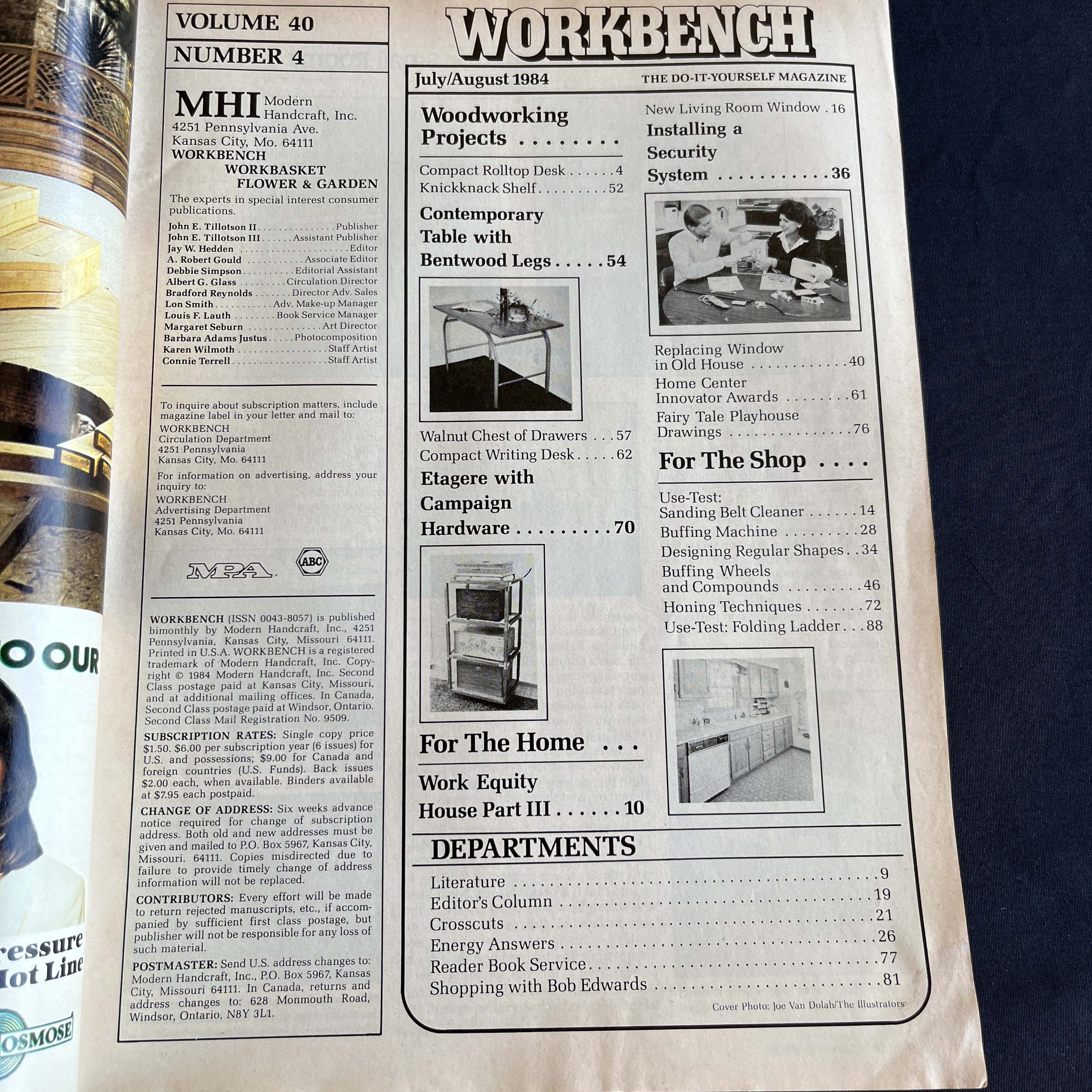 Workbench Magazine Aug 1984, DIY Home Security System — image 2