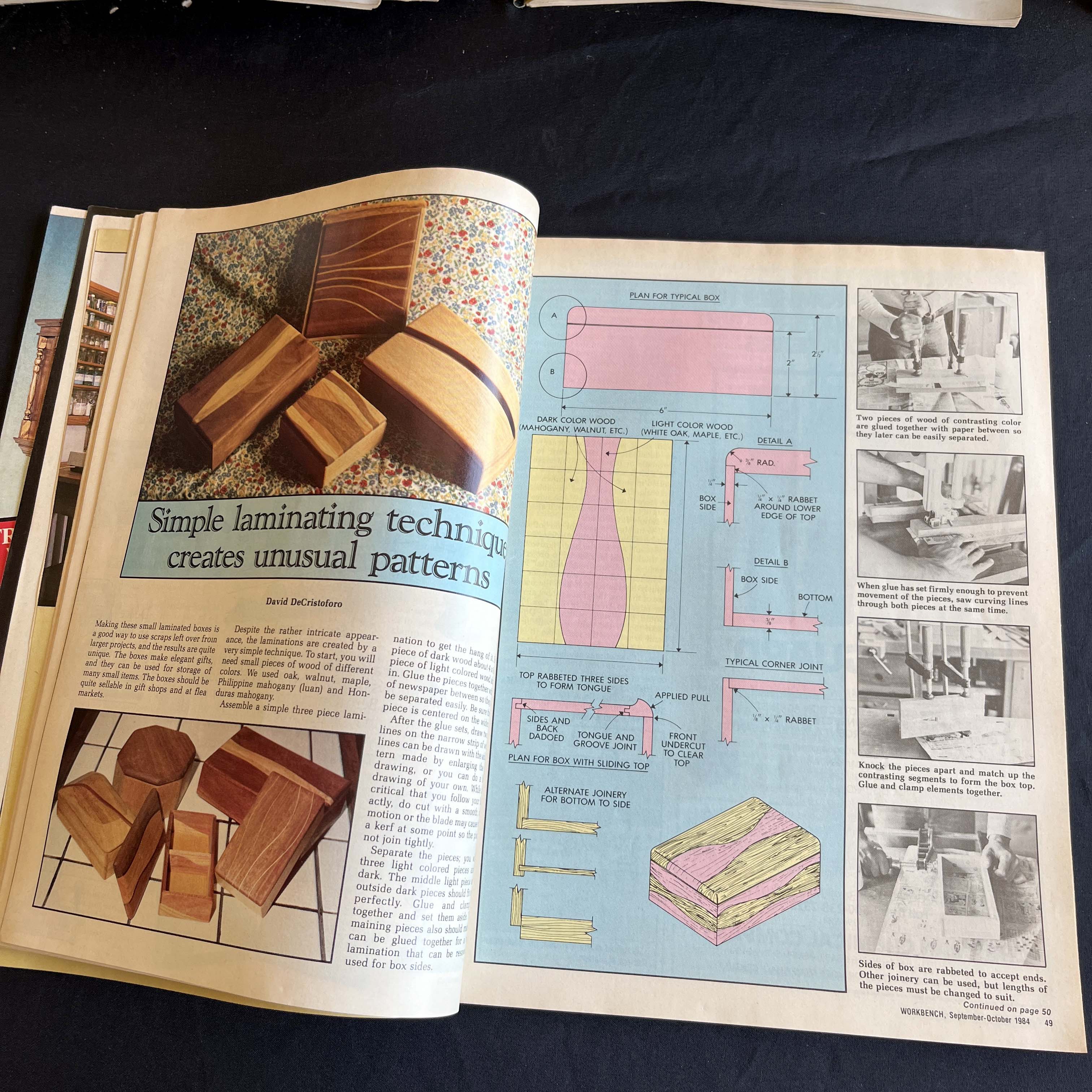 Workbench Magazine Oct 1984 Country Style Dining Room — image 3