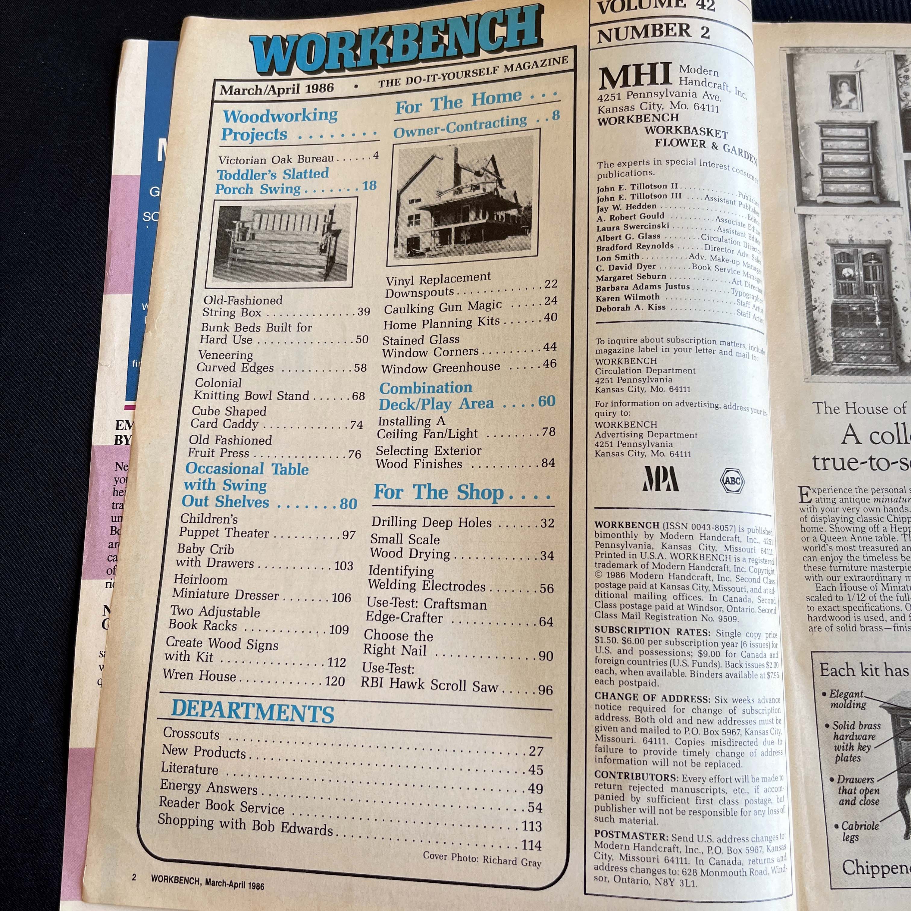 Workbench Magazine DIY Home Building Apr 1986 — image 2