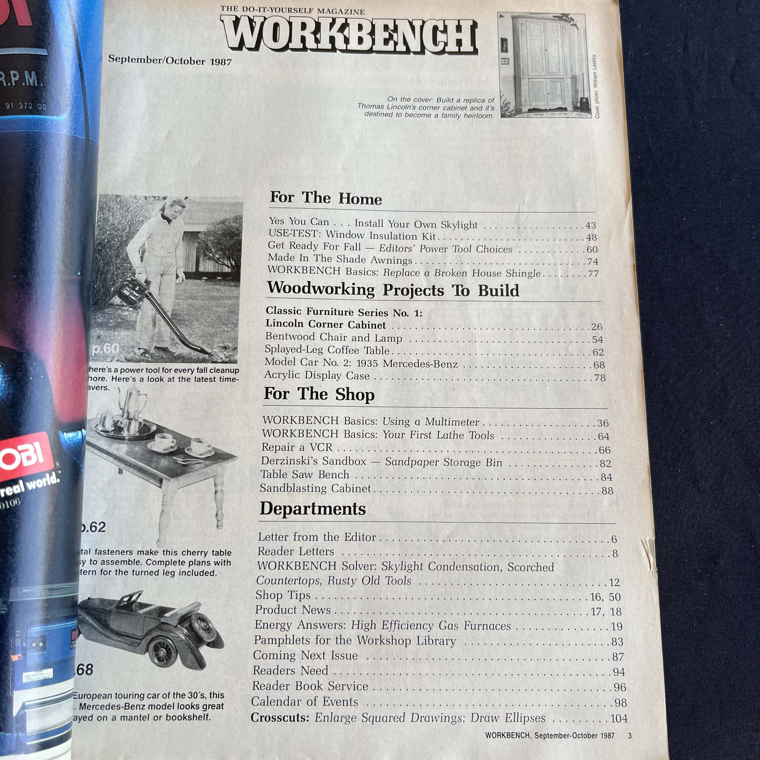 Workbench Magazine Oct 1987 Lincoln Corner Cabinet Plan — image 2