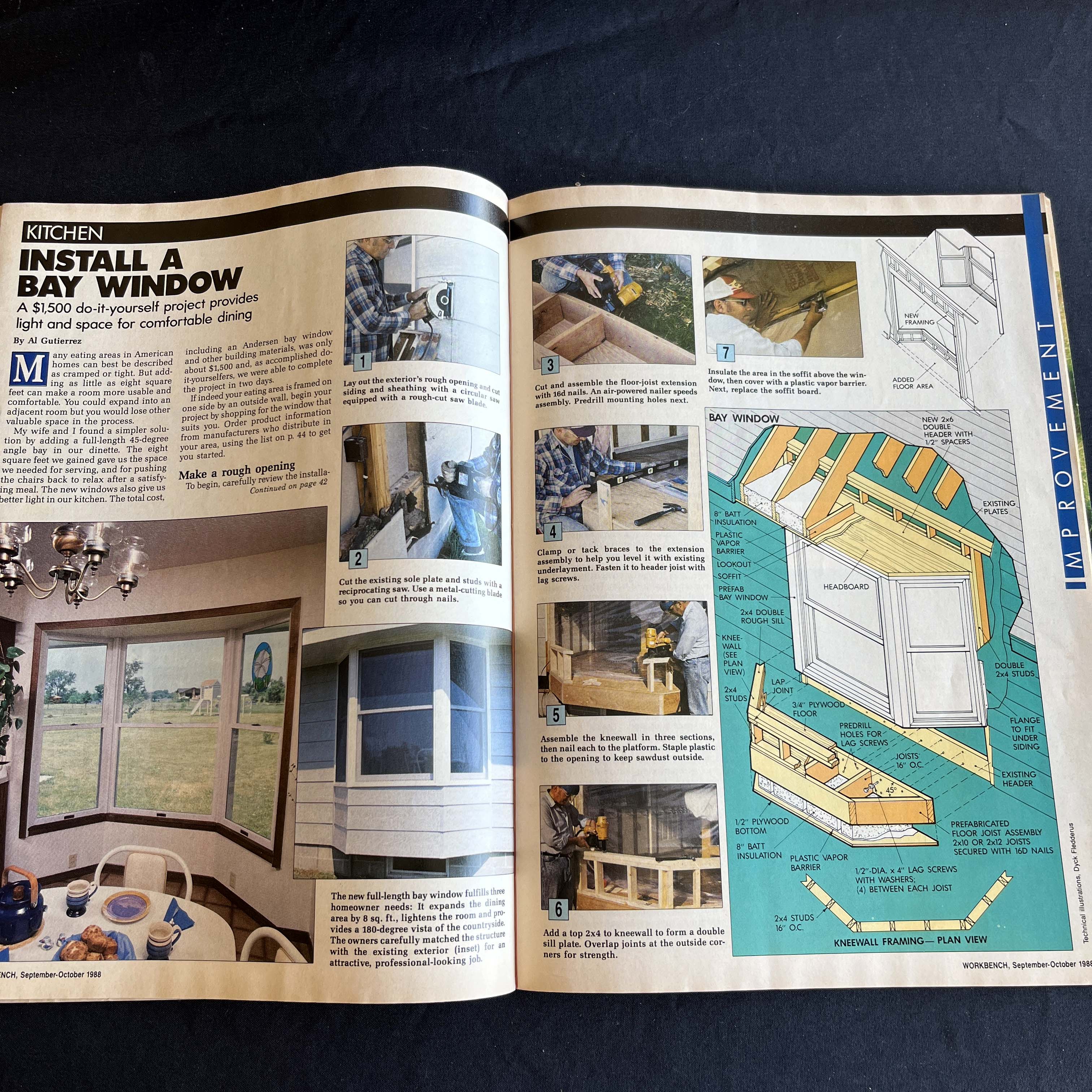 Workbench Magazine Queen Anne Side Table Sept/Oct 1988 — image 4