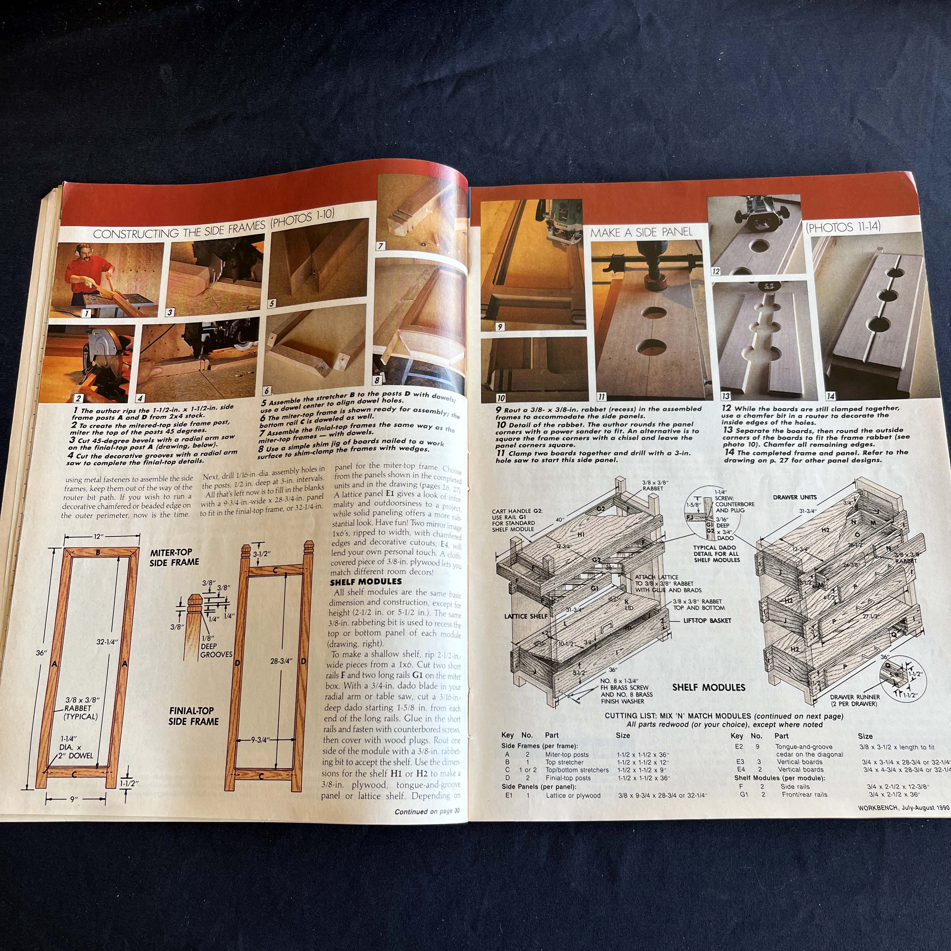 Workbench Magazine Aug 1990, DIY Storage Cabinets — image 3