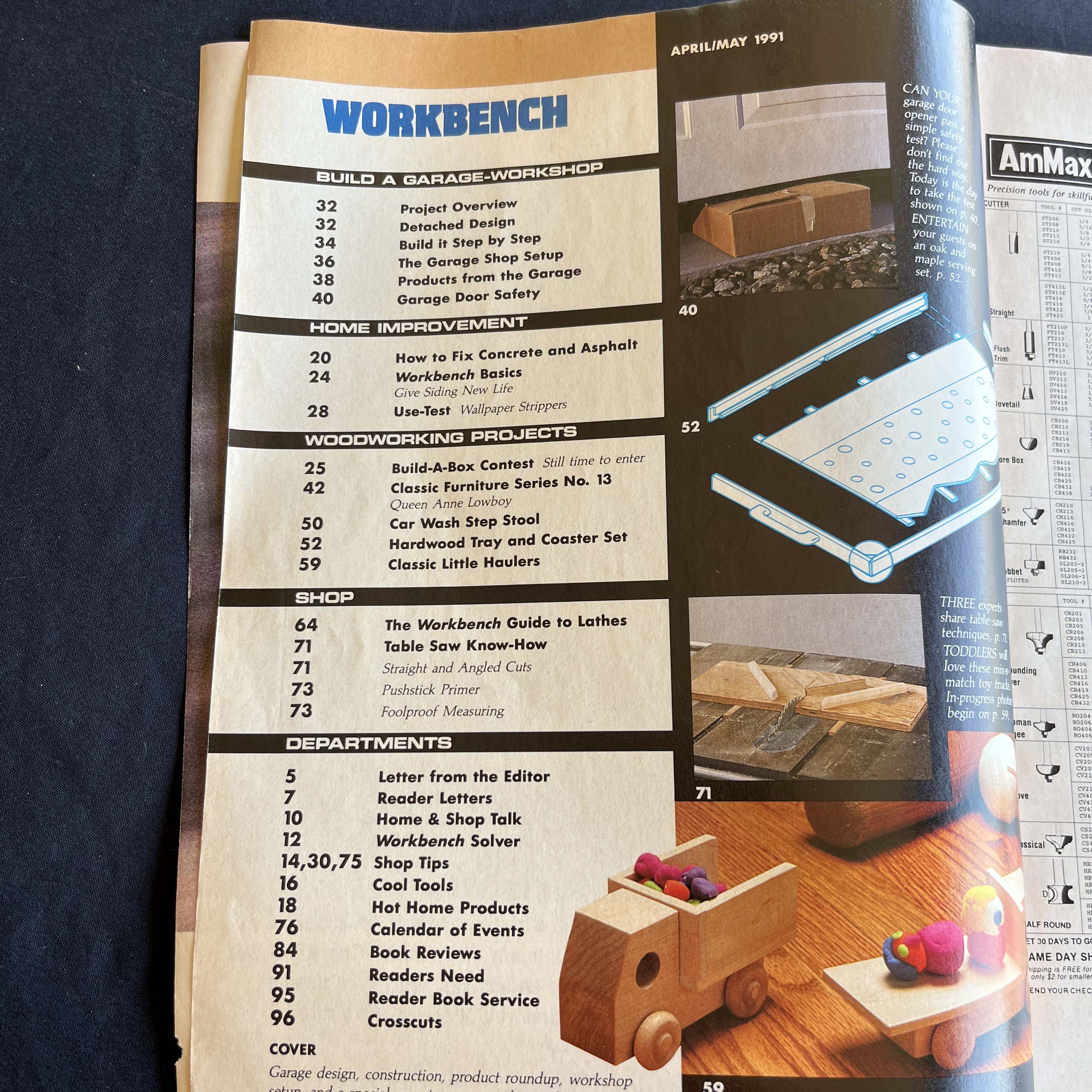 Workbench Magazine May 1991, Build a Garage Workshop — image 2