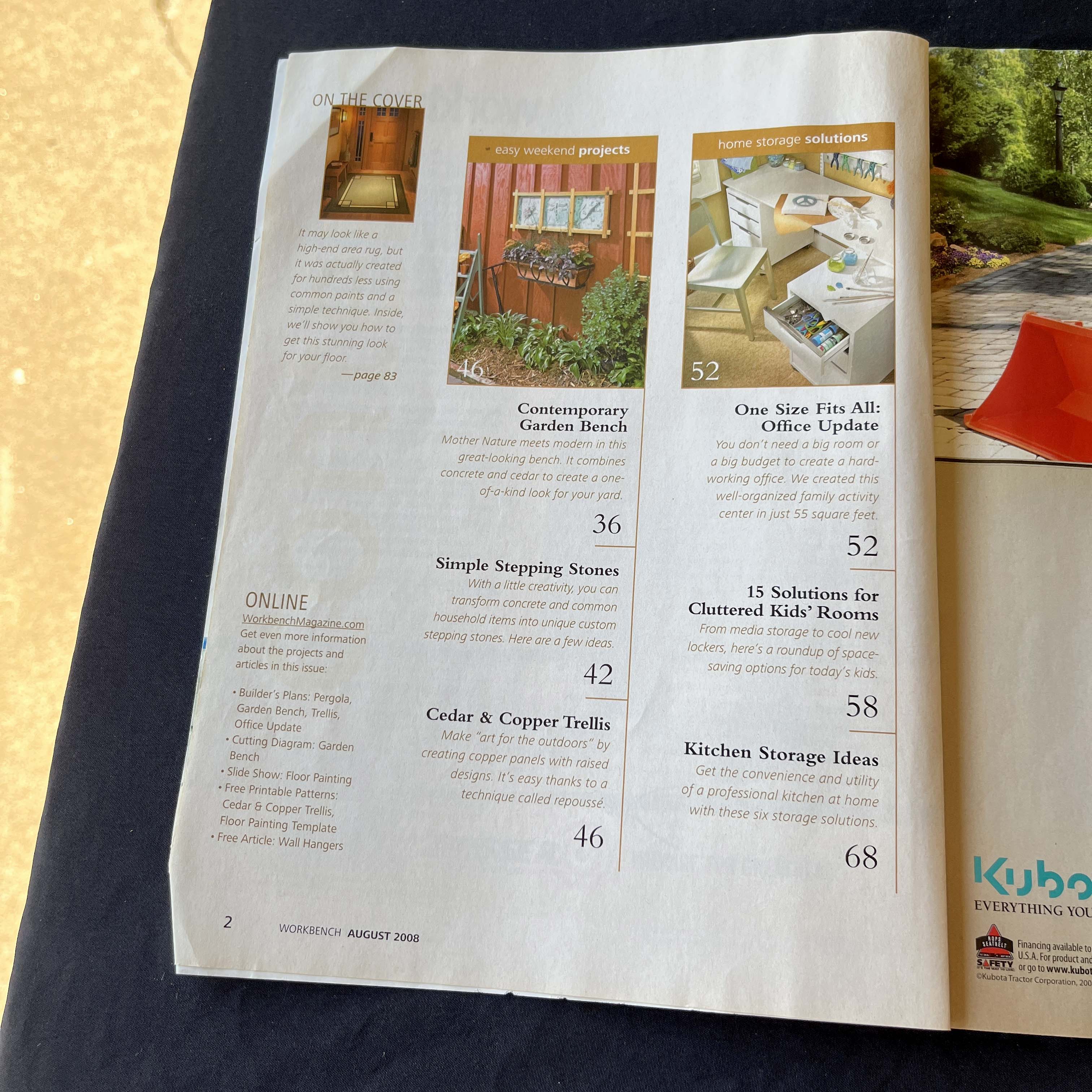 Workbench Magazine DIY Home Projects August 2008 — image 2