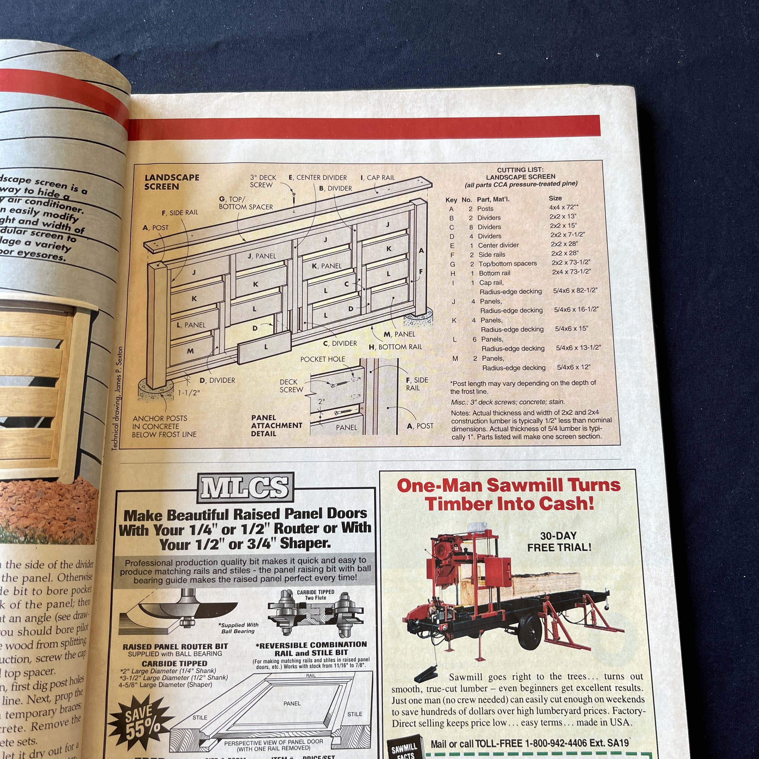 Workbench Magazine July 1995 Deck Building Issue — image 3