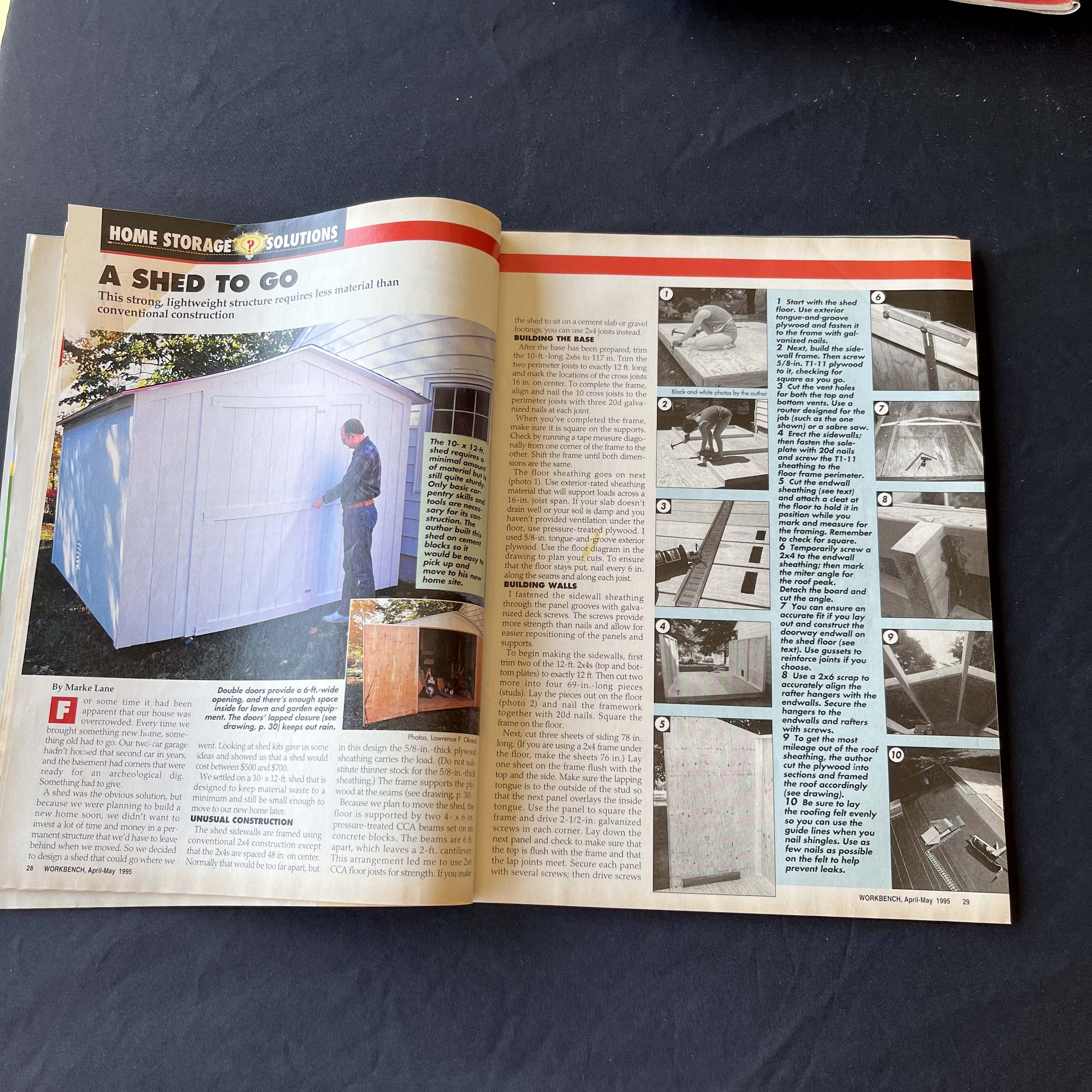 Workbench Magazine May 1995 - Japanese Teahouse Plans — image 3