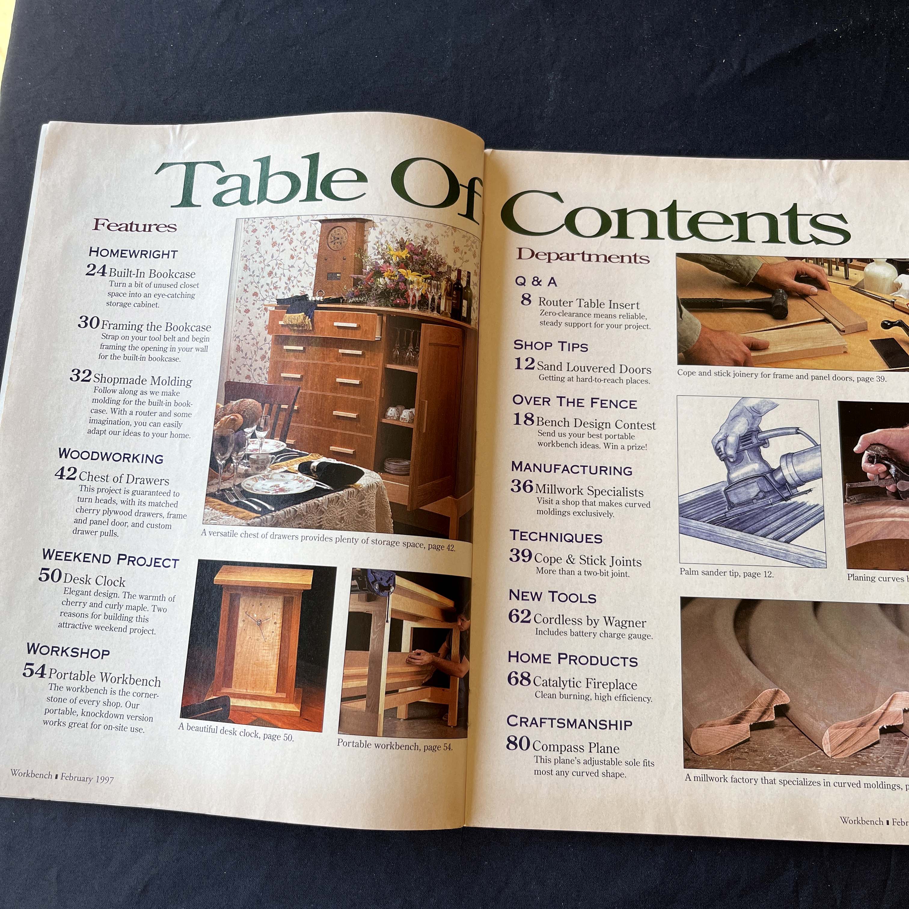 Workbench Magazine Feb 1997 Built-In Bookcase Plans — image 2
