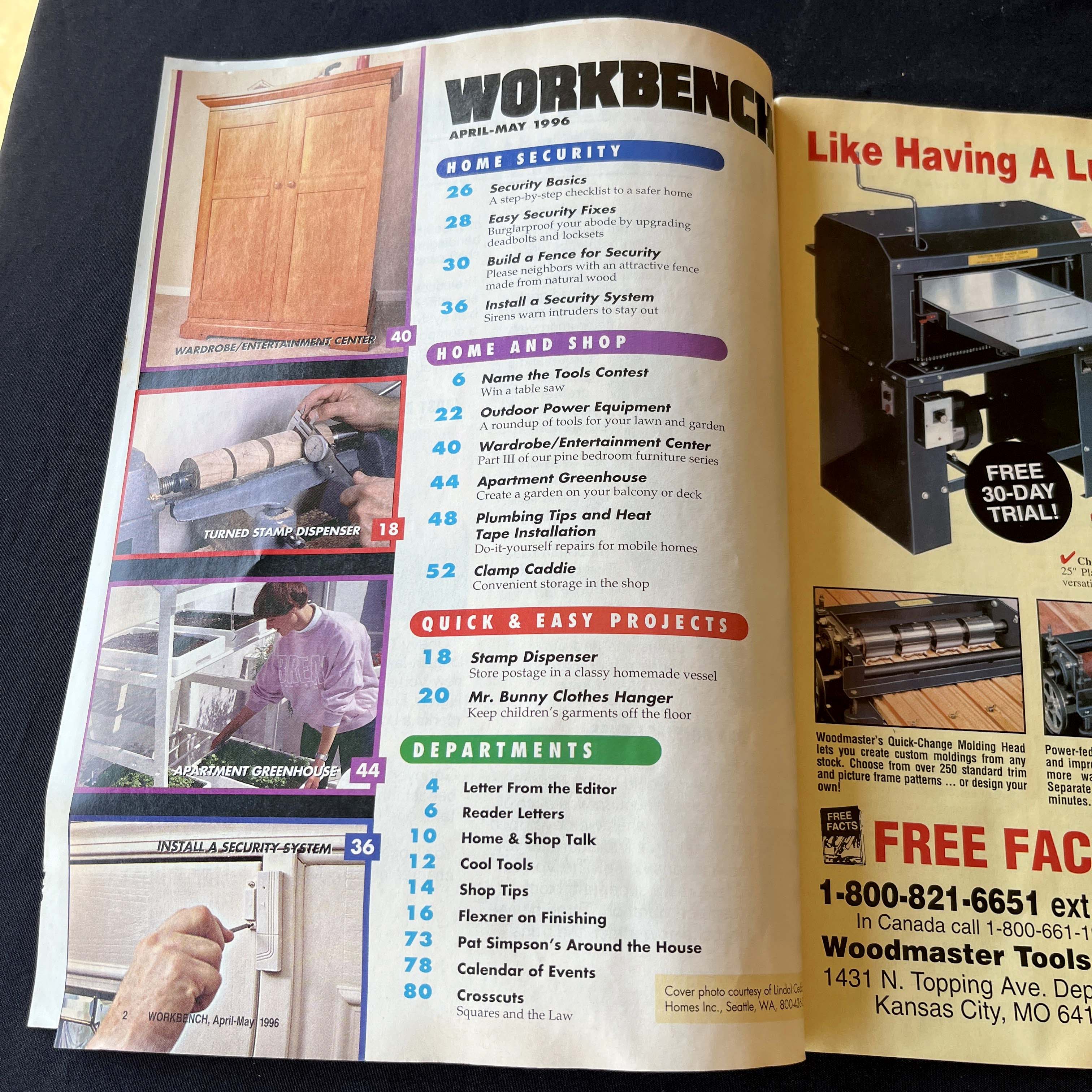 Workbench Magazine May 1996 Home Security Guide — image 2