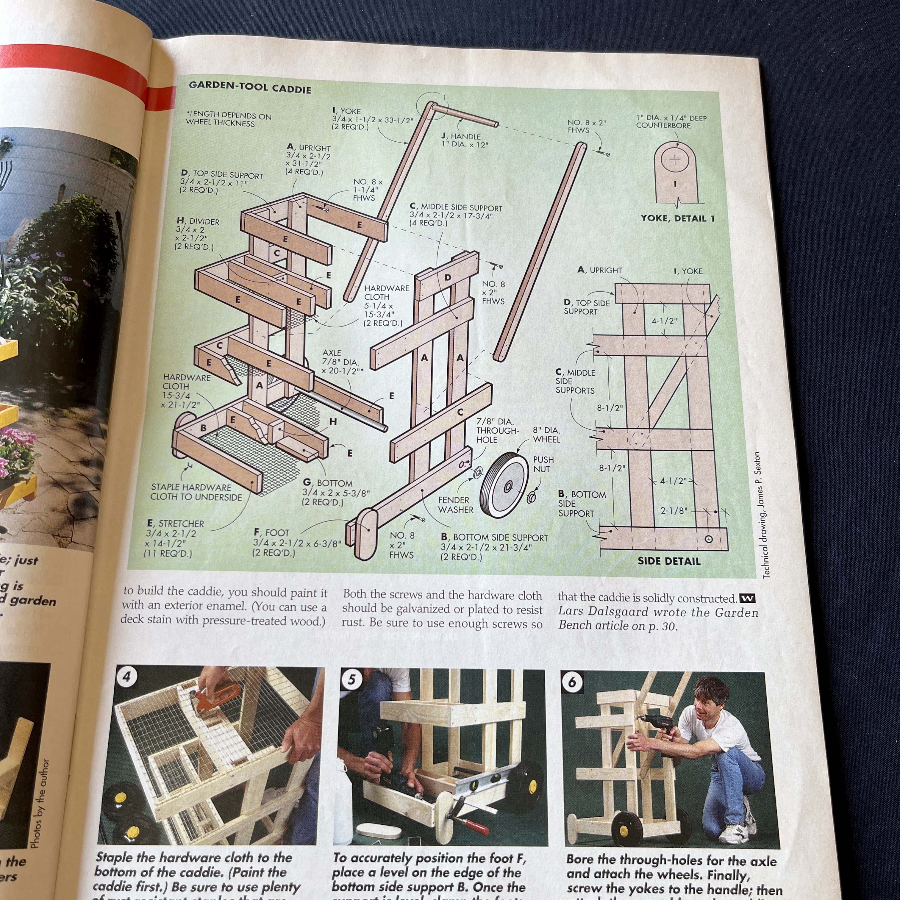 Workbench Magazine July 1996 Garden Bench Projects — image 4