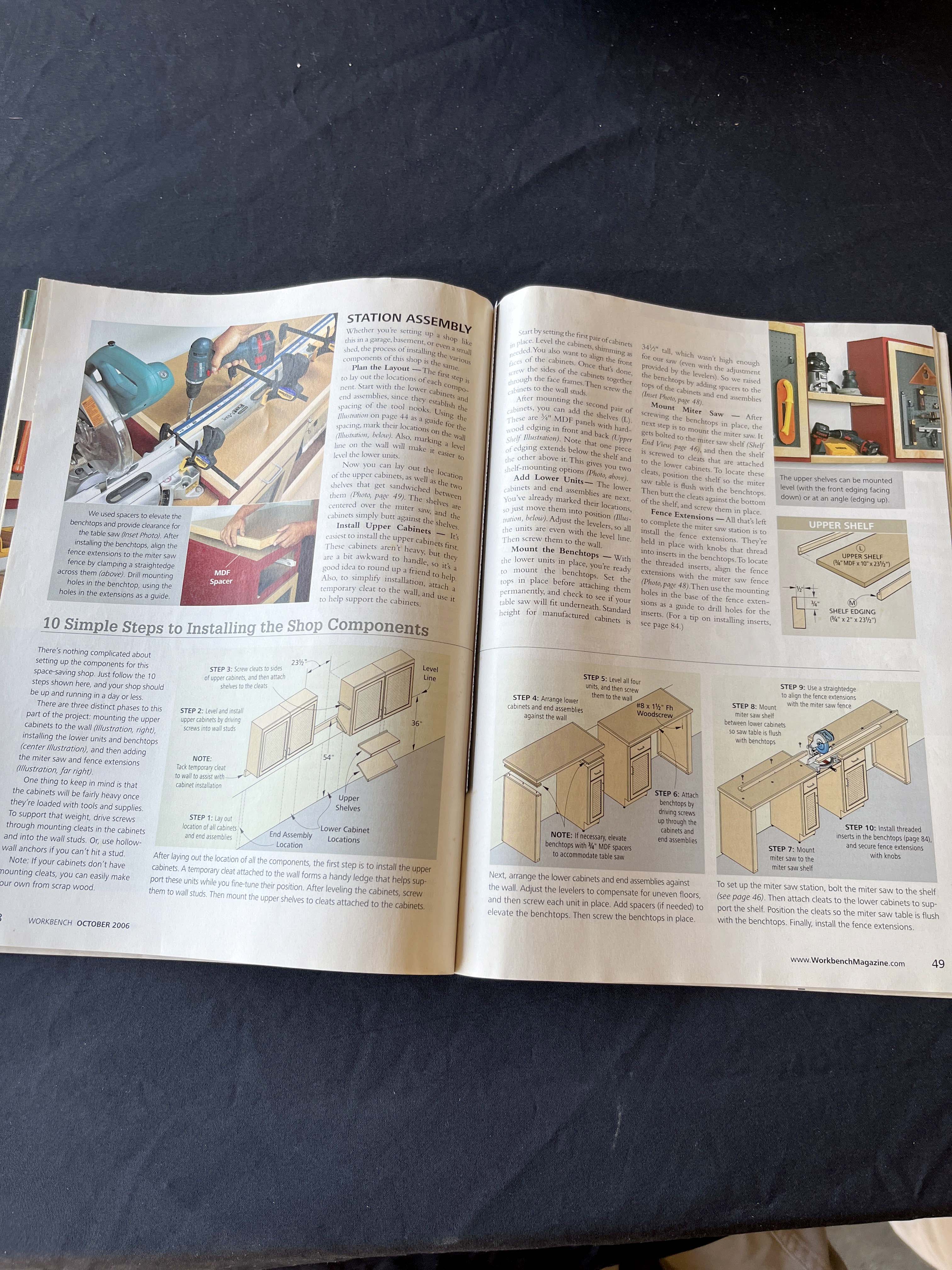 Workbench Magazine Oct 2006, Space-Saving Home Shop — image 4