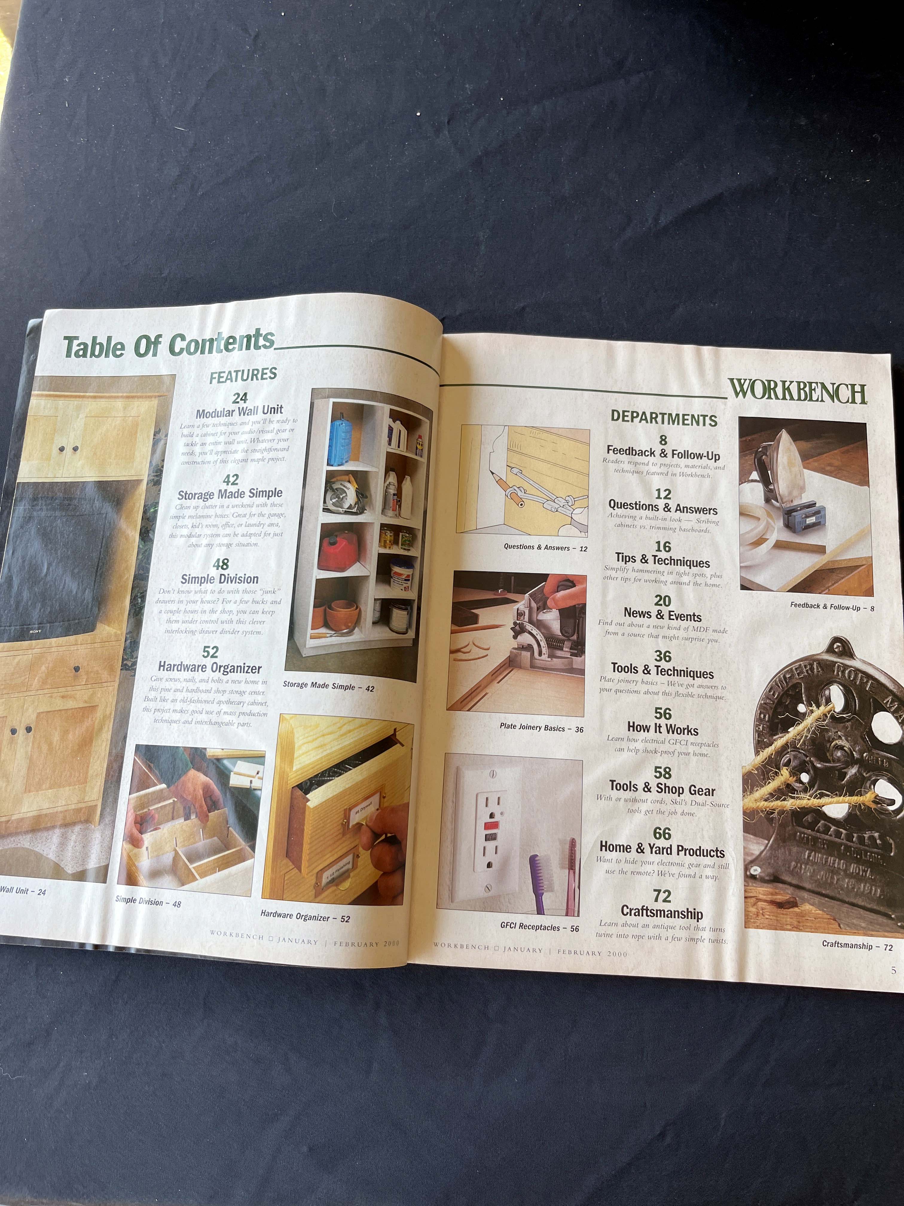 Workbench Magazine Jan/Feb 2000 Modular Wall Unit Plans — image 2