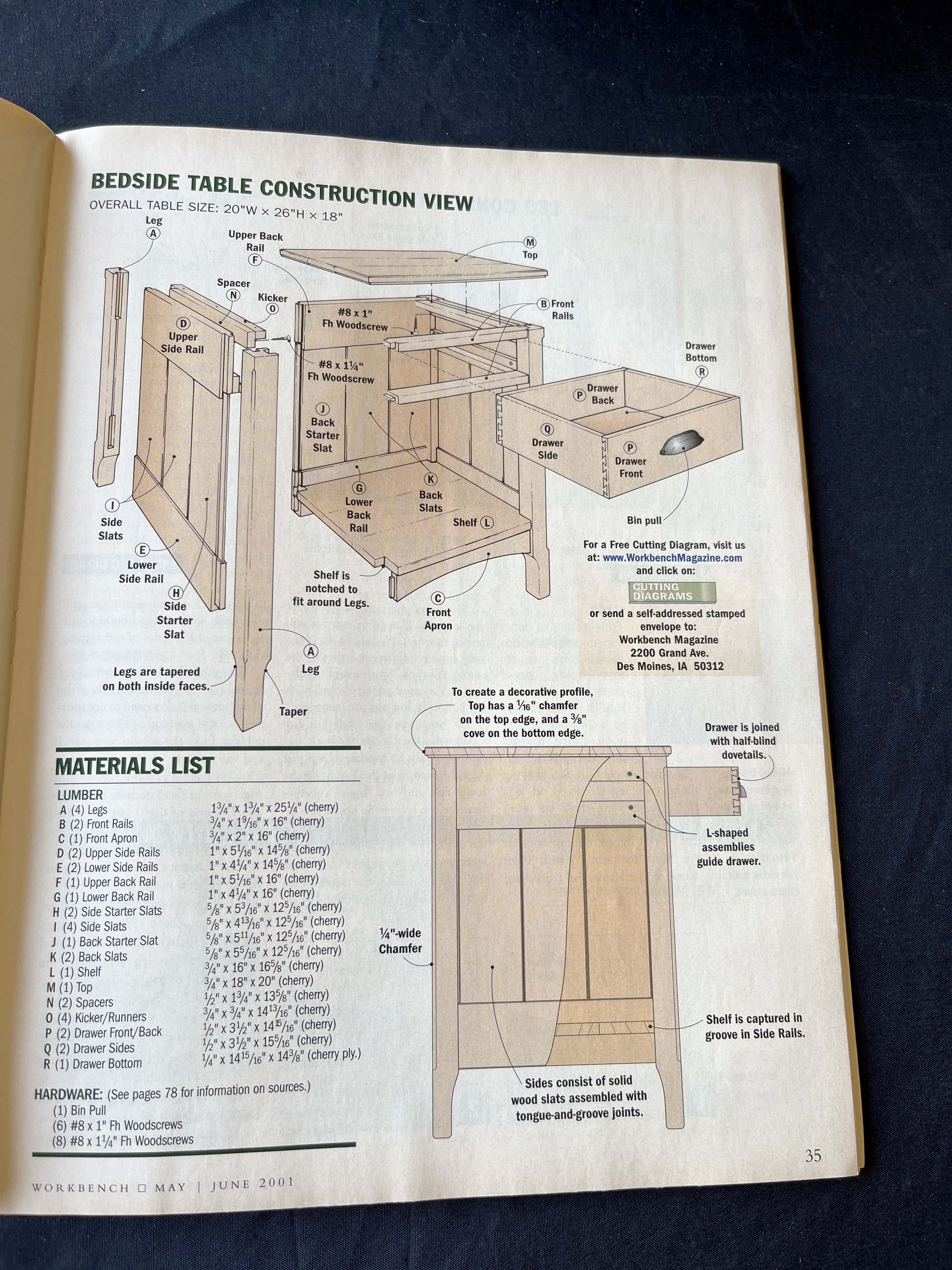 Workbench Magazine Garden Gazebo Plans May/June 2001 — image 3