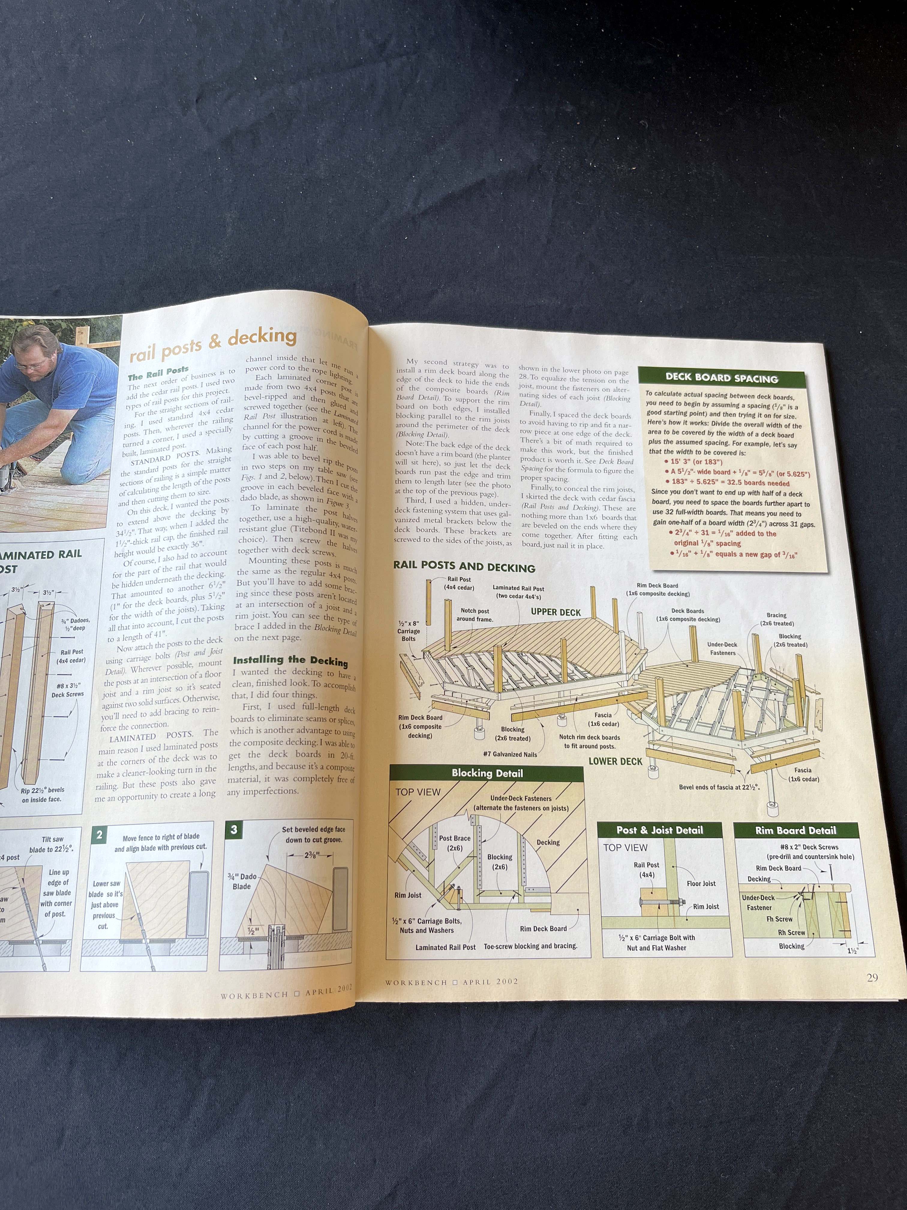 Workbench Magazine Apr 2002 - Blanket Chest Plans — image 4