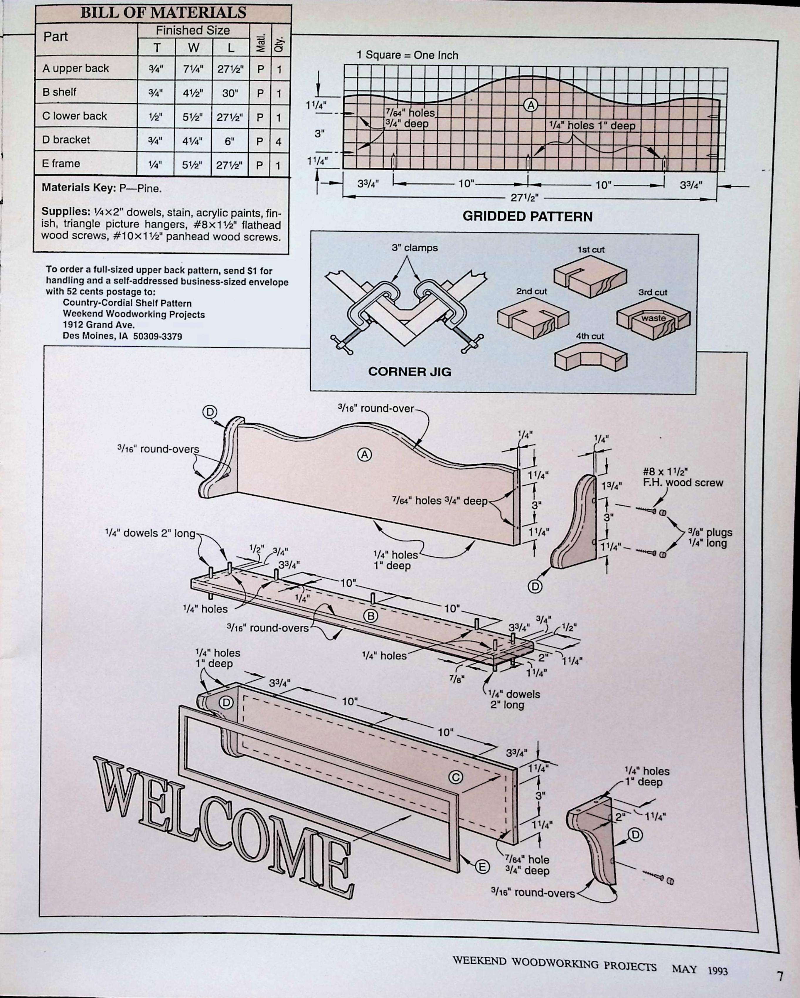Weekend Woodworking Projects: Garden Arbor Issue 33, 1996 — image 2