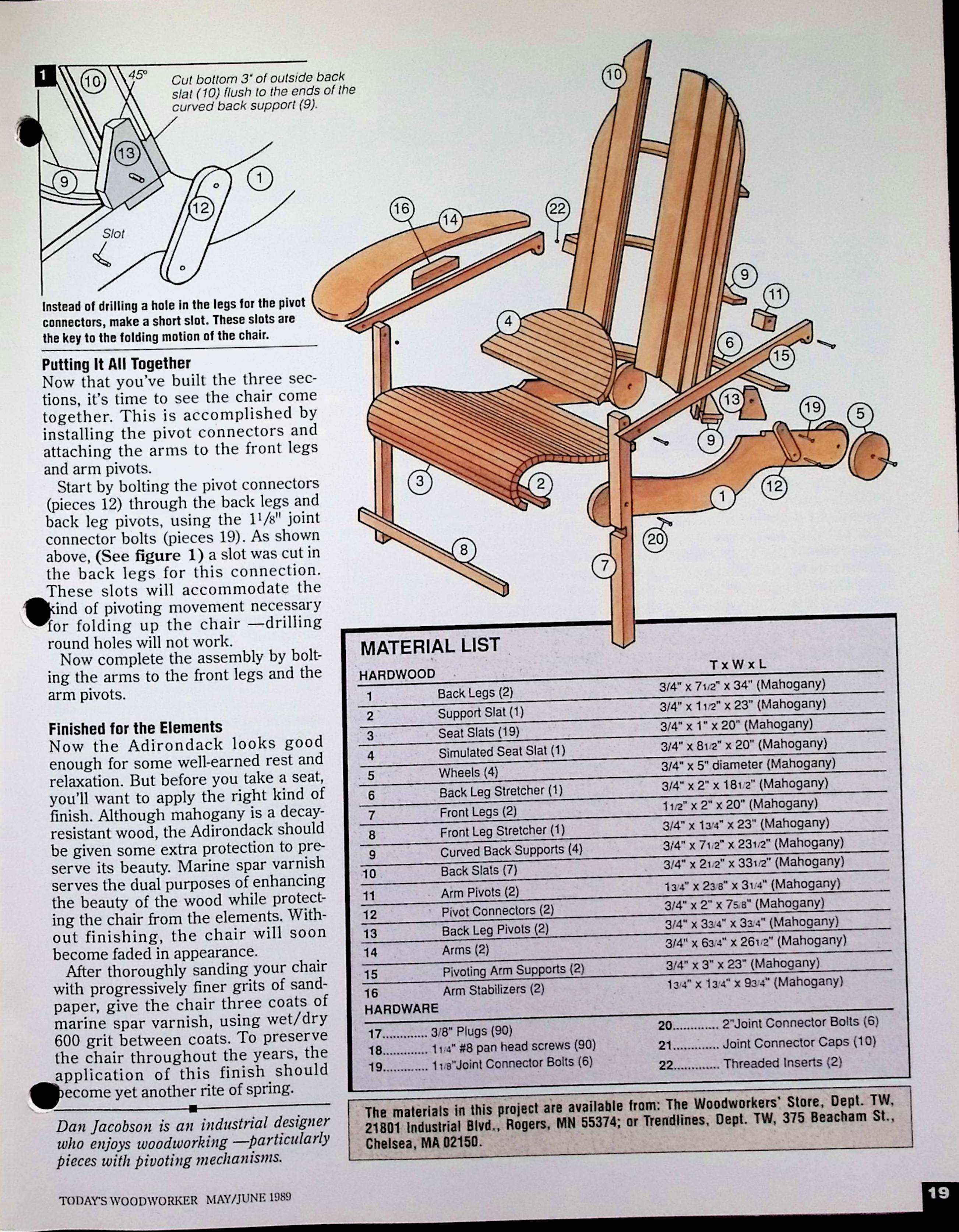 Today's Woodworker Mag, May/Jun 1989 Dovetail Jewelry Box — image 4