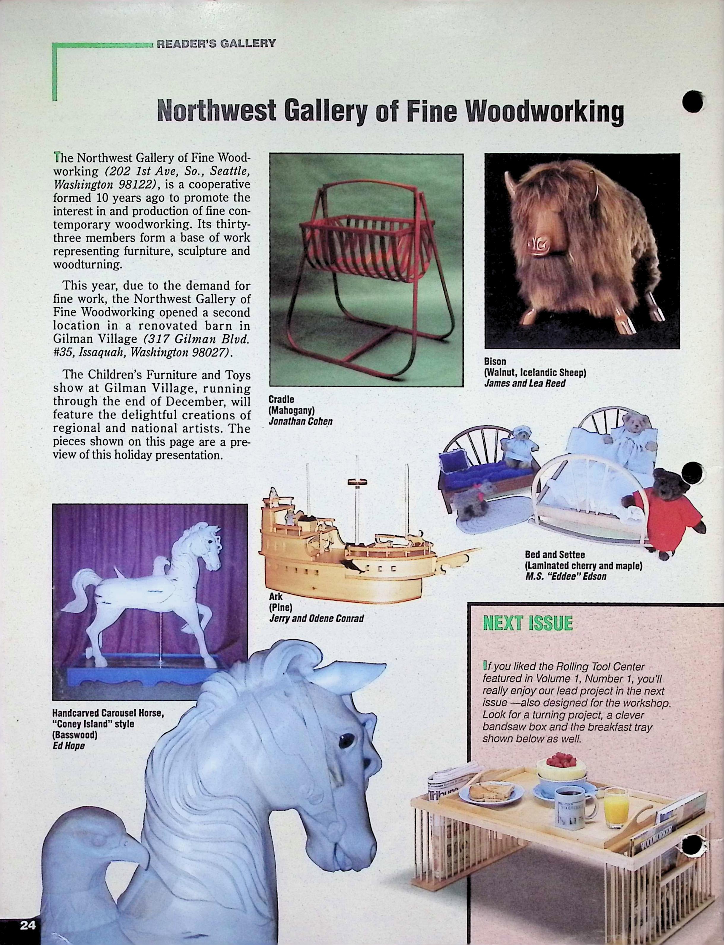 Today's Woodworker Nov/Dec 1989 Rocking Horse Project — image 5