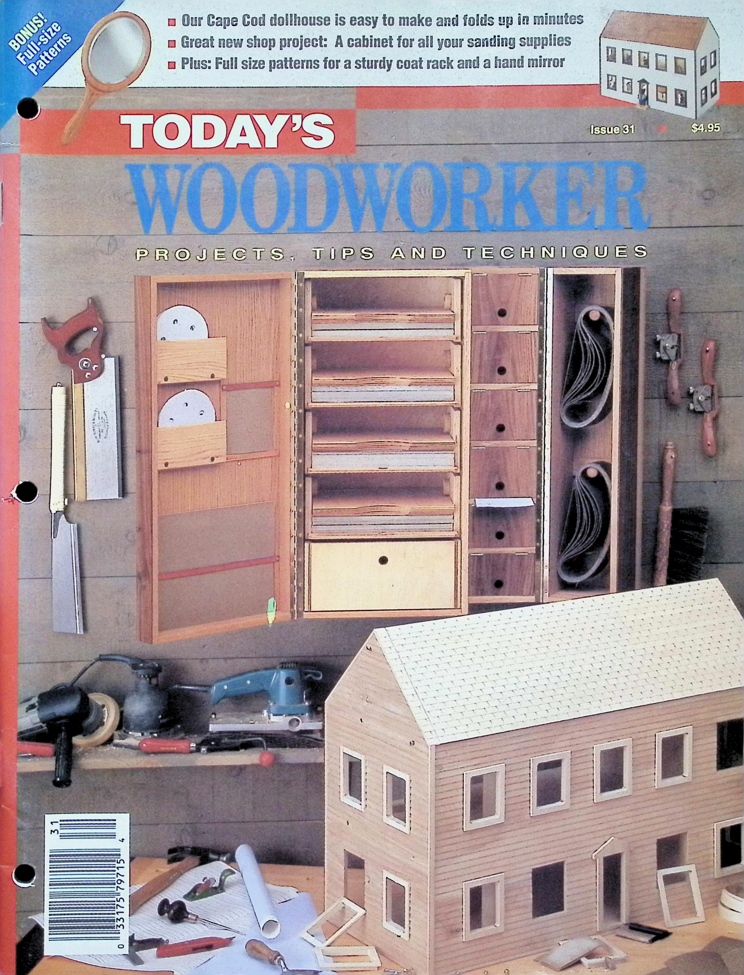Today's Woodworker: Dollhouse & Sanding Cabinet Plans