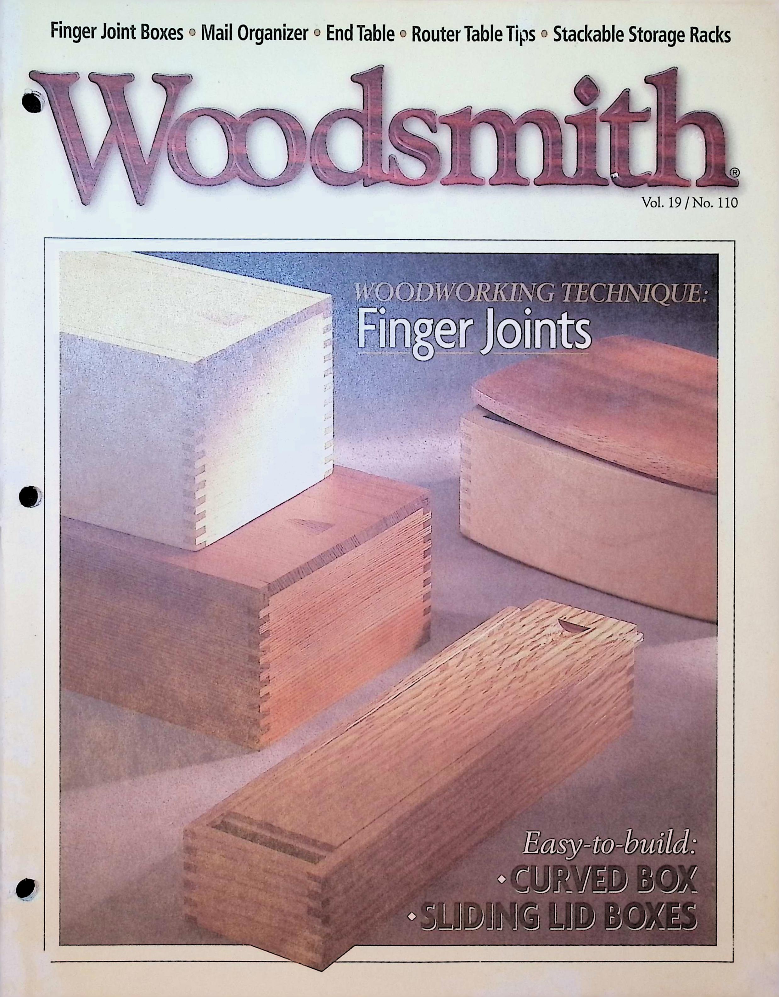 Woodsmith Magazine #110 Finger Joint Boxes Plans (1997)
