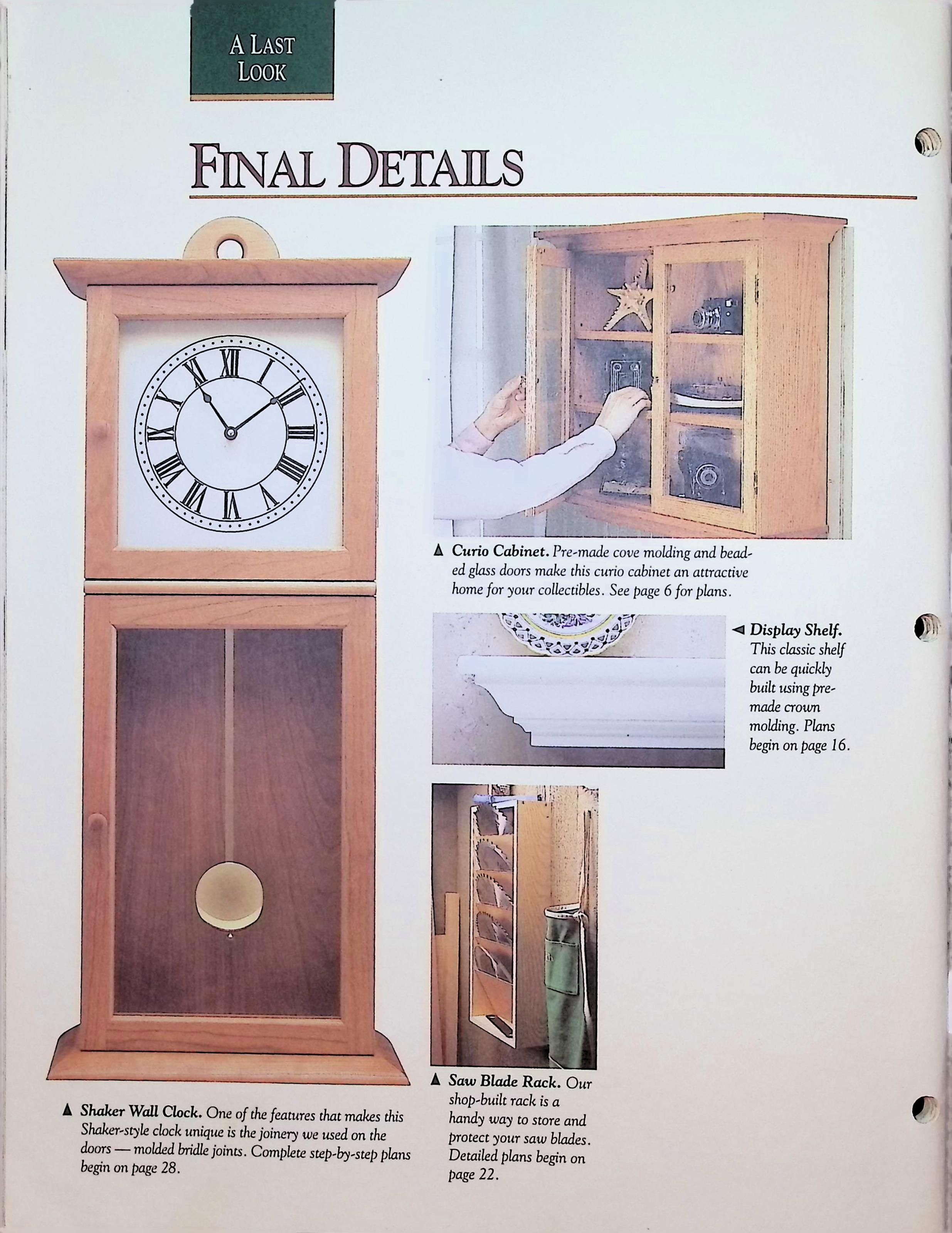 Woodsmith Magazine, Curio Cabinet Plans, No. 113, 1997 — image 5