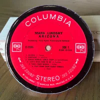 Handmade Vintage Vinyl Record Label Resin Coaster - Mark Lindsay