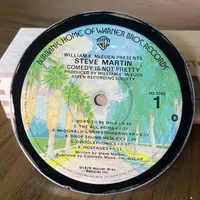 Handmade Vintage Vinyl Record Label Resin Coaster - Steve Martin