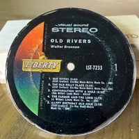 Handmade Vintage Vinyl Record Label Resin Coaster - Walter Brennan
