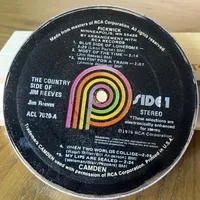 Handmade Vintage Vinyl Record Label Resin Coaster - 1976