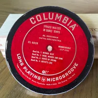 Handmade Vintage Vinyl Record Label Resin Coaster - Al Goodman and his Orchestra
