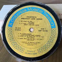 Handmade Vintage Vinyl Record Label Resin Coaster