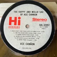 Handmade Vintage Vinyl Record Label Resin Coaster - Ace Cannon